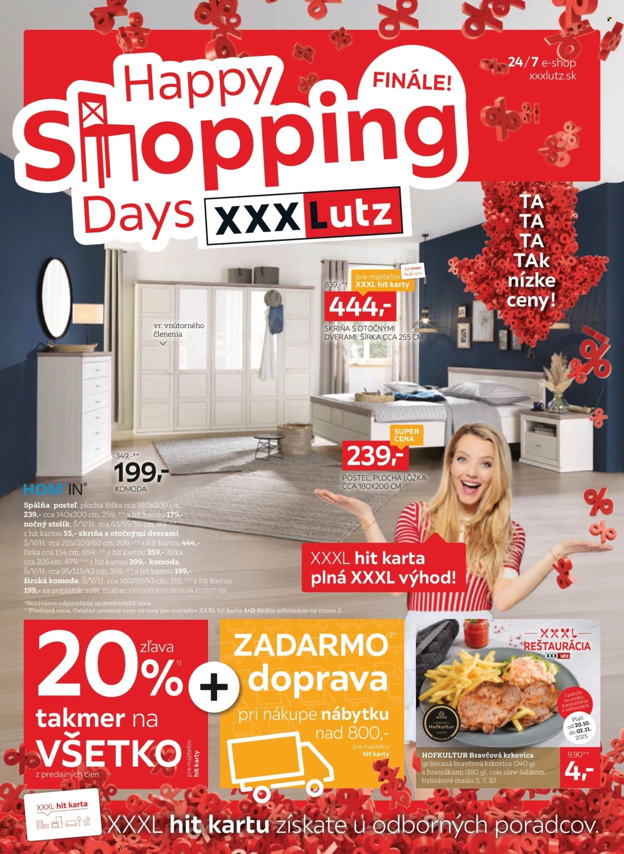 XXXLUTZ leták - Zľava 20 % takmer na všetko! (2025-10-20 - 2025-11-02) | 1