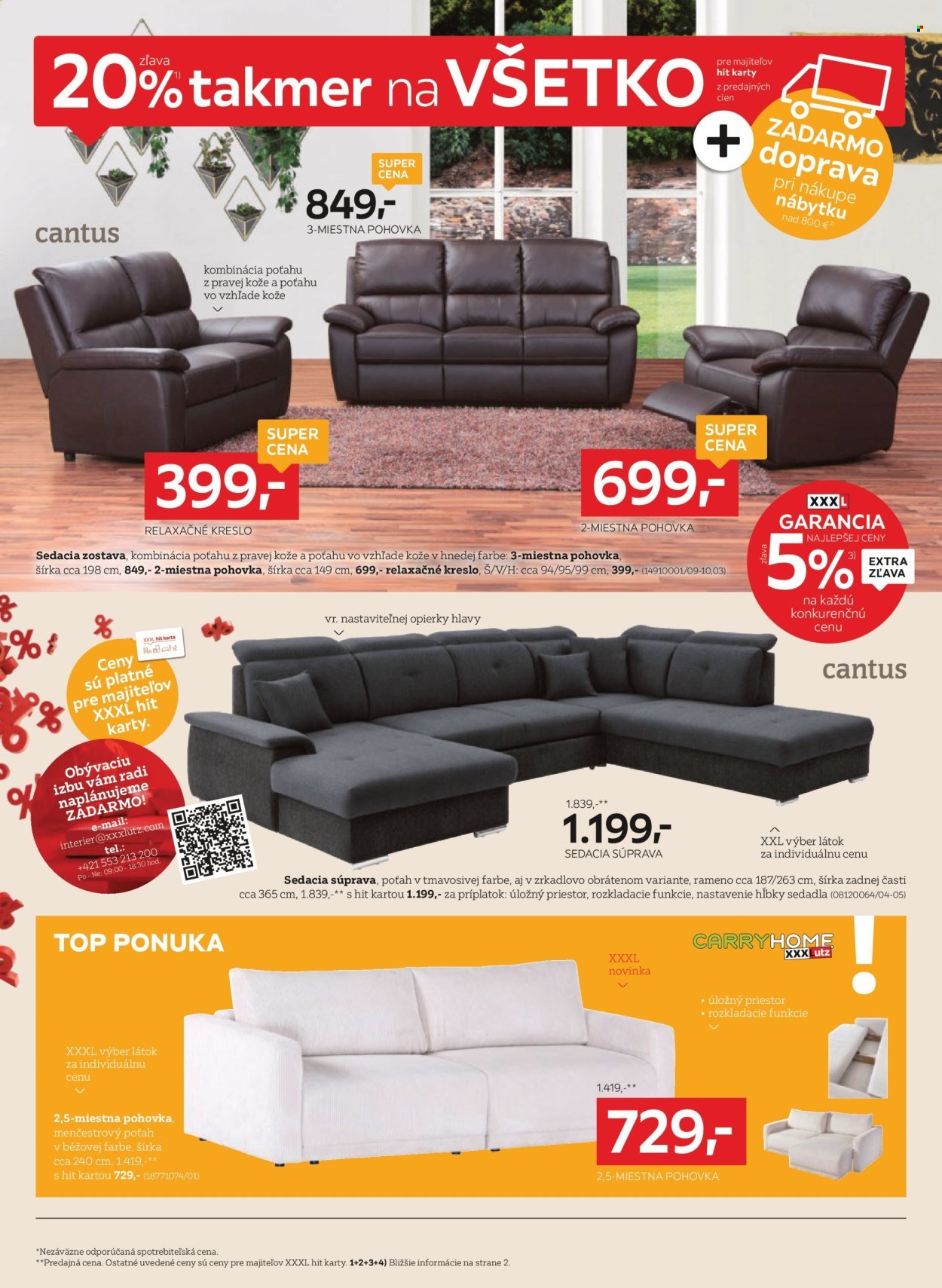 XXXLUTZ leták - Zľava 20 % takmer na všetko! (2025-10-20 - 2025-11-02) | 4