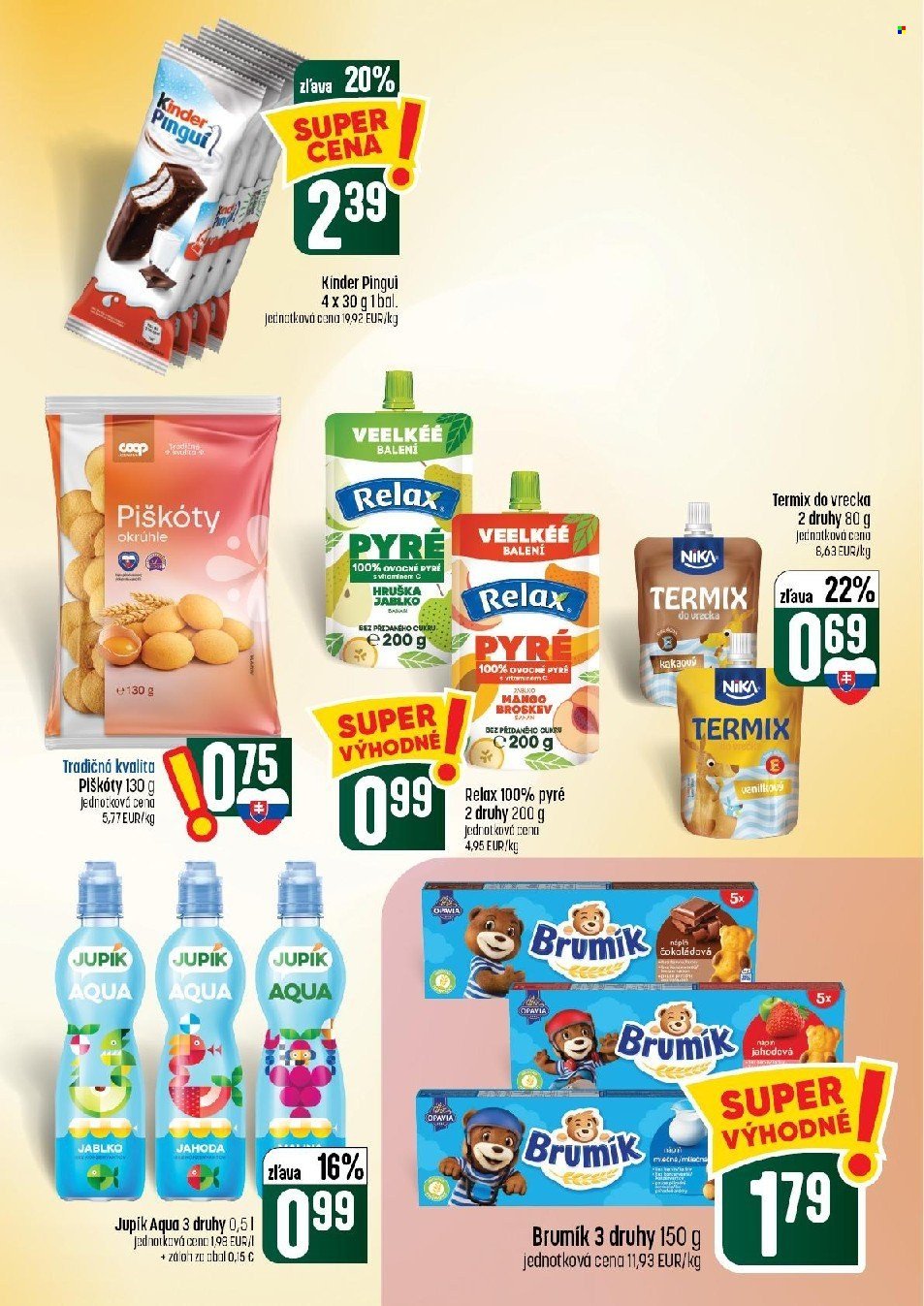 COOP JEDNOTA leták - Od štvrtka 13.8.2026