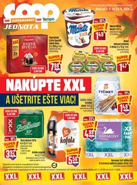 COOP JEDNOTA leták - Od štvrtka 3.9.2026