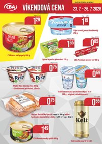 CBA KOMFOS leták - Víkendová cena