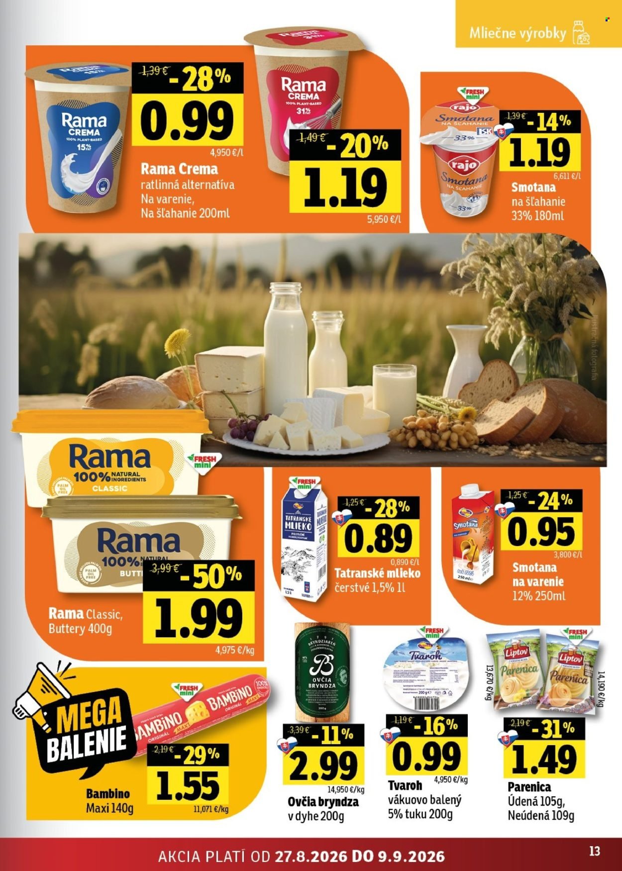 FRESH leták - Stredné a západné Slovensko