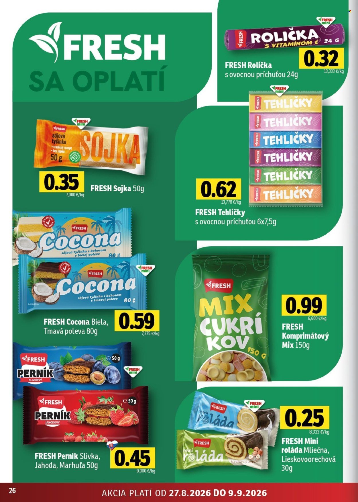 FRESH leták - Stredné a západné Slovensko