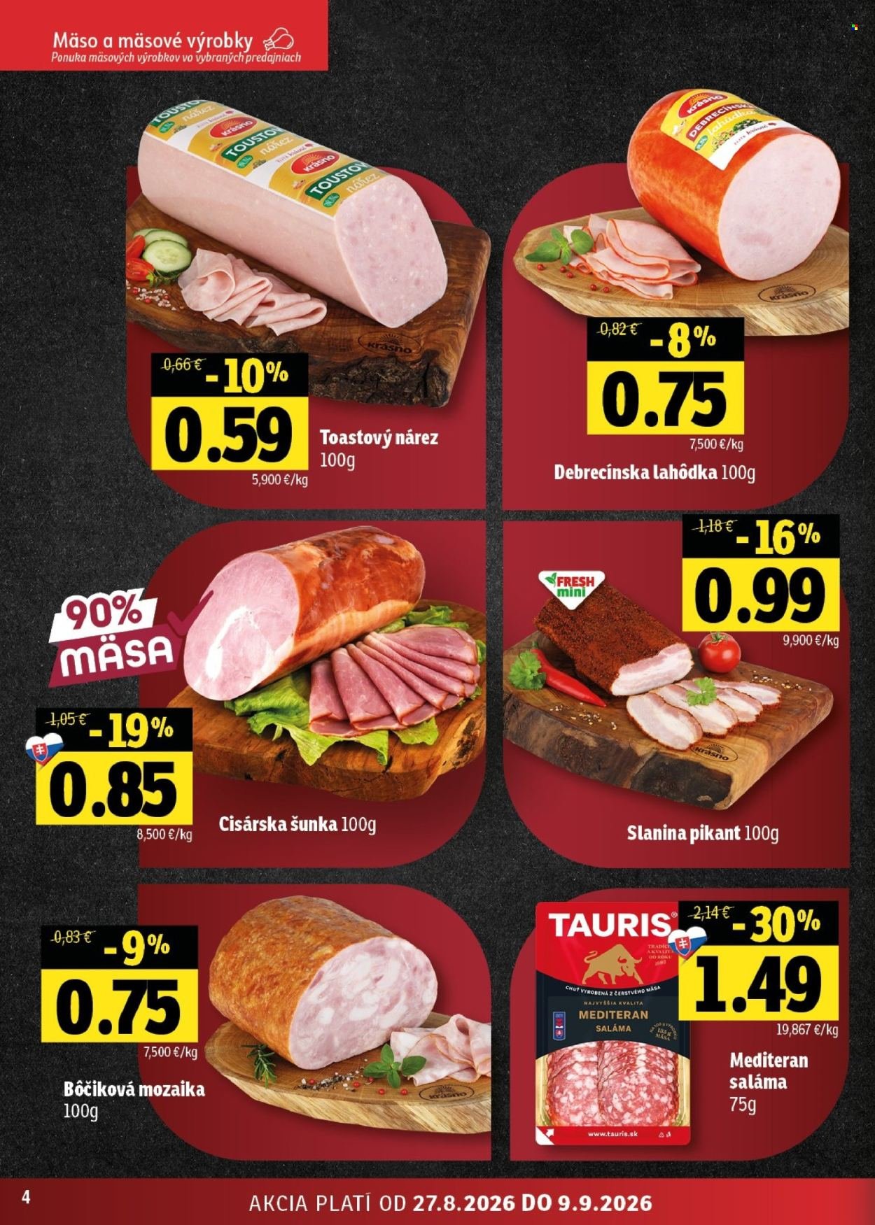 FRESH leták - Stredné a západné Slovensko
