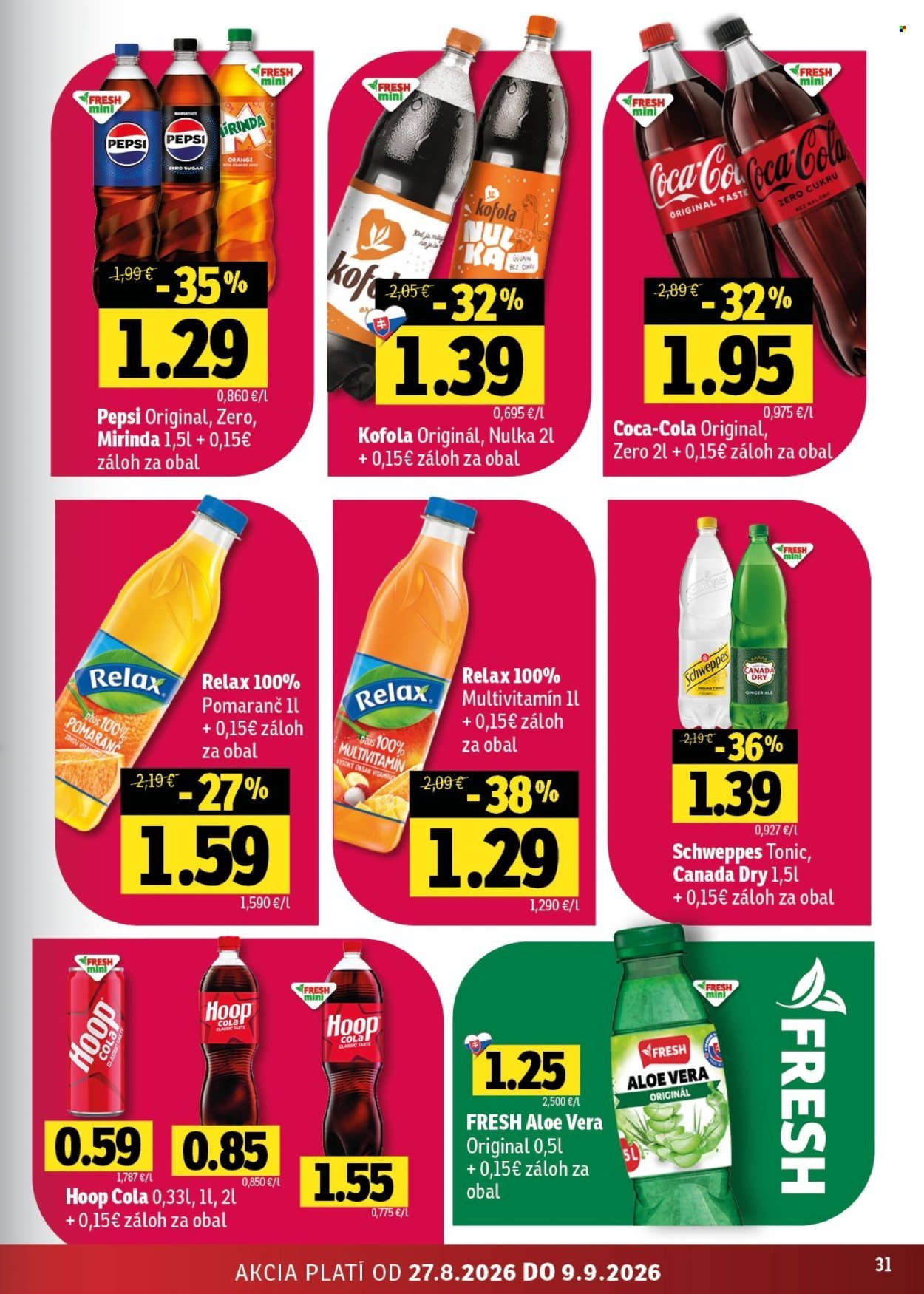 FRESH leták - Stredné a západné Slovensko