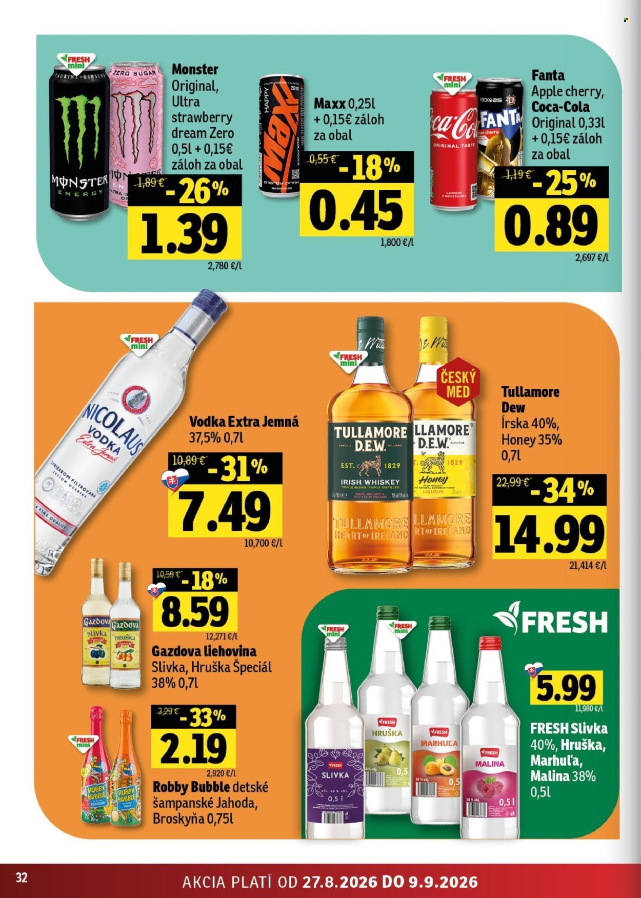 FRESH leták - Stredné a západné Slovensko