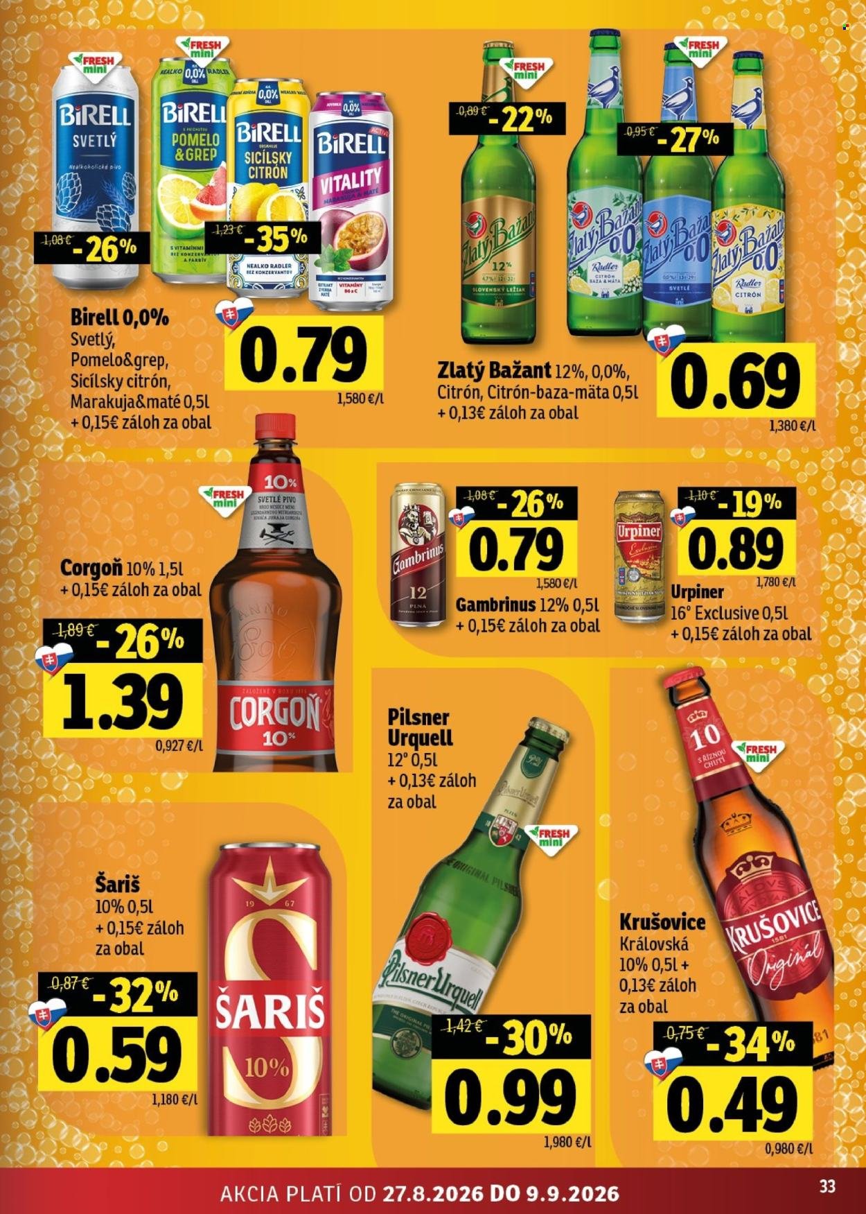 FRESH leták - Stredné a západné Slovensko