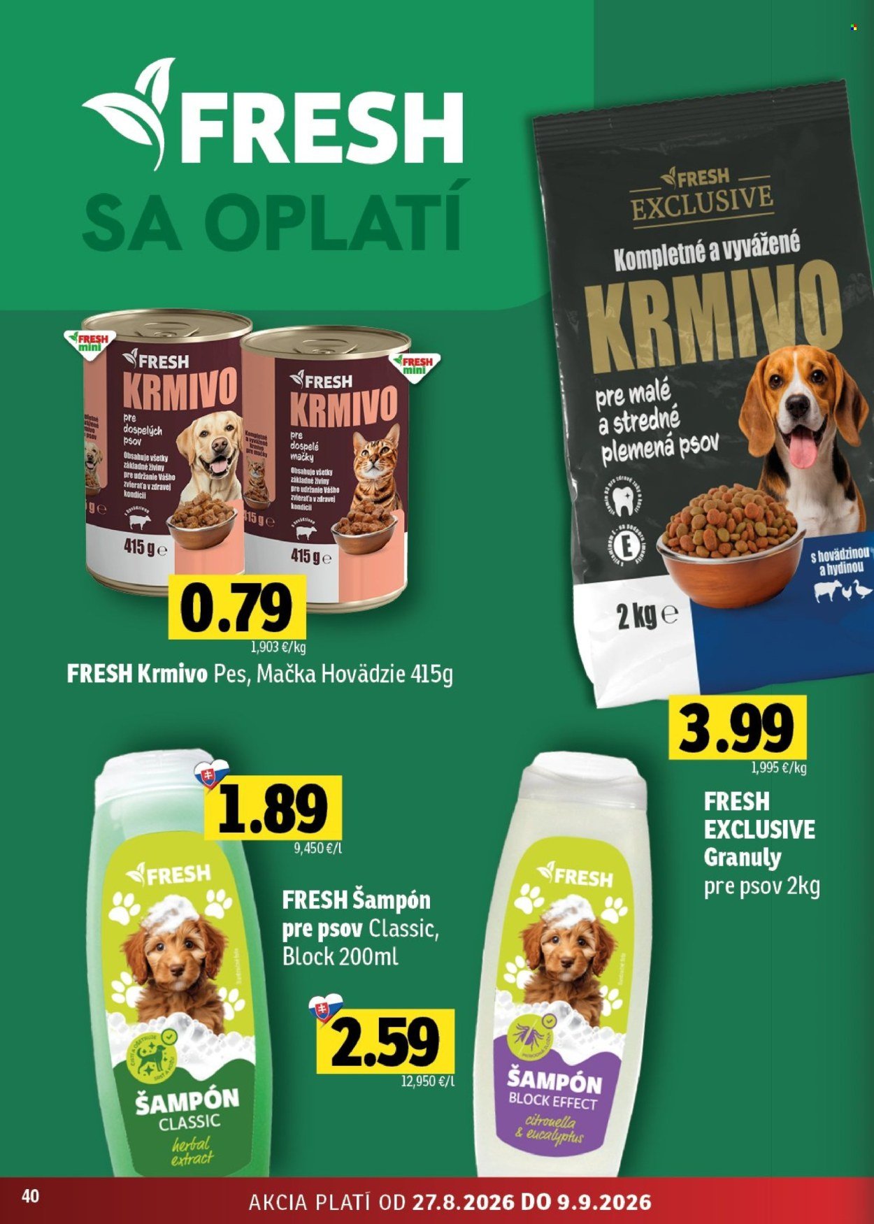 FRESH leták - Stredné a západné Slovensko