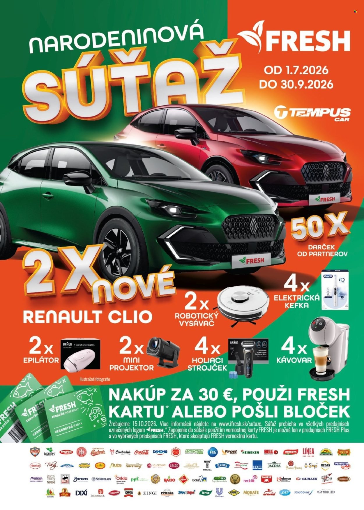 FRESH leták - Stredné a západné Slovensko