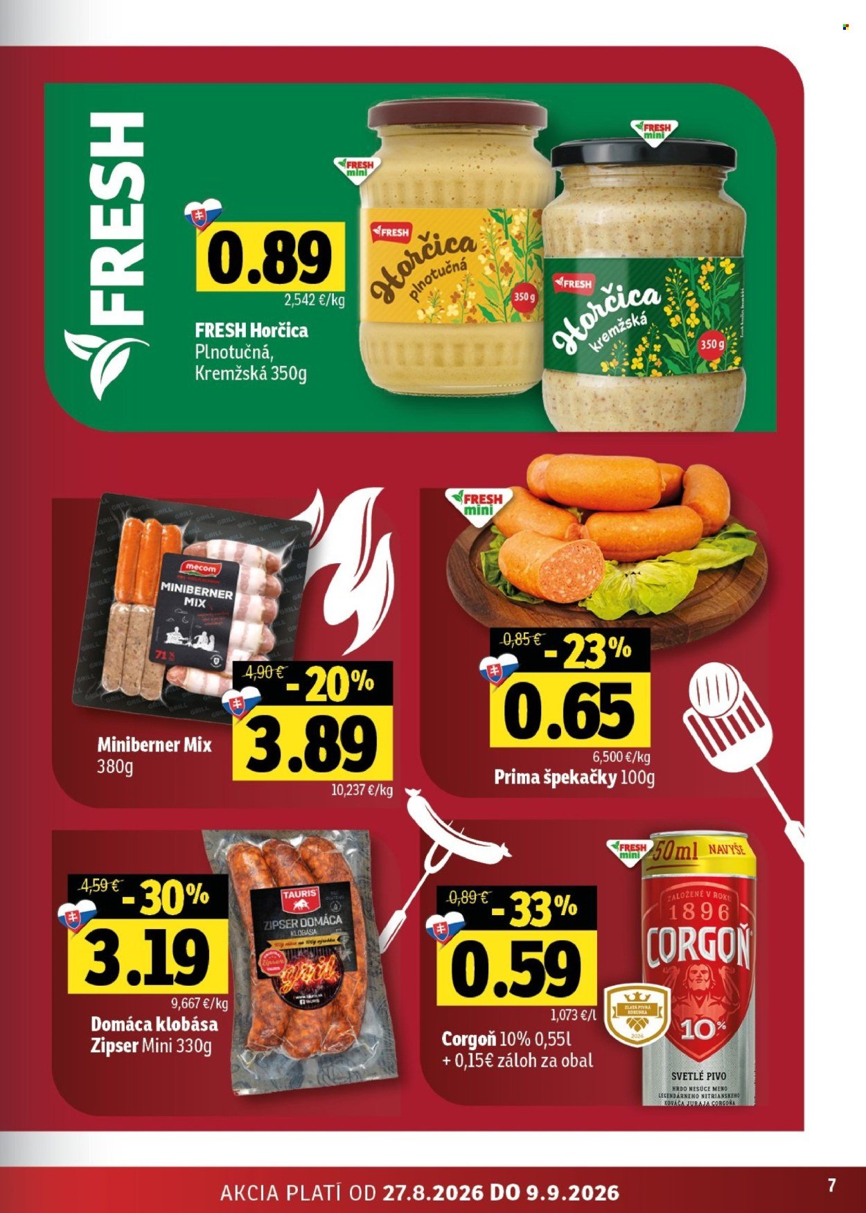 FRESH leták - Stredné a západné Slovensko