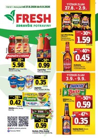 FRESH leták - Stredné a západné Slovensko