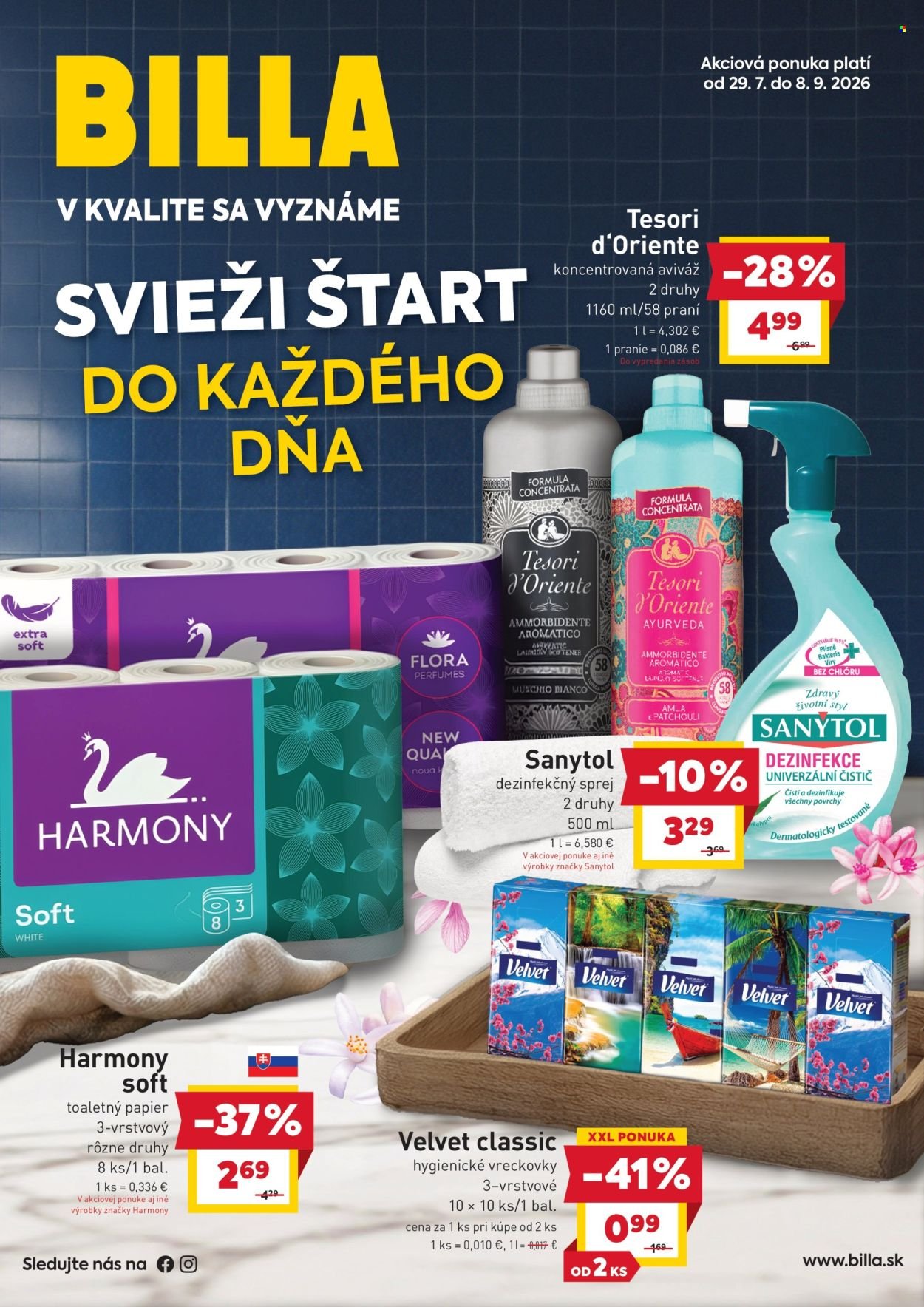 BILLA leták - Katalóg Cleaning