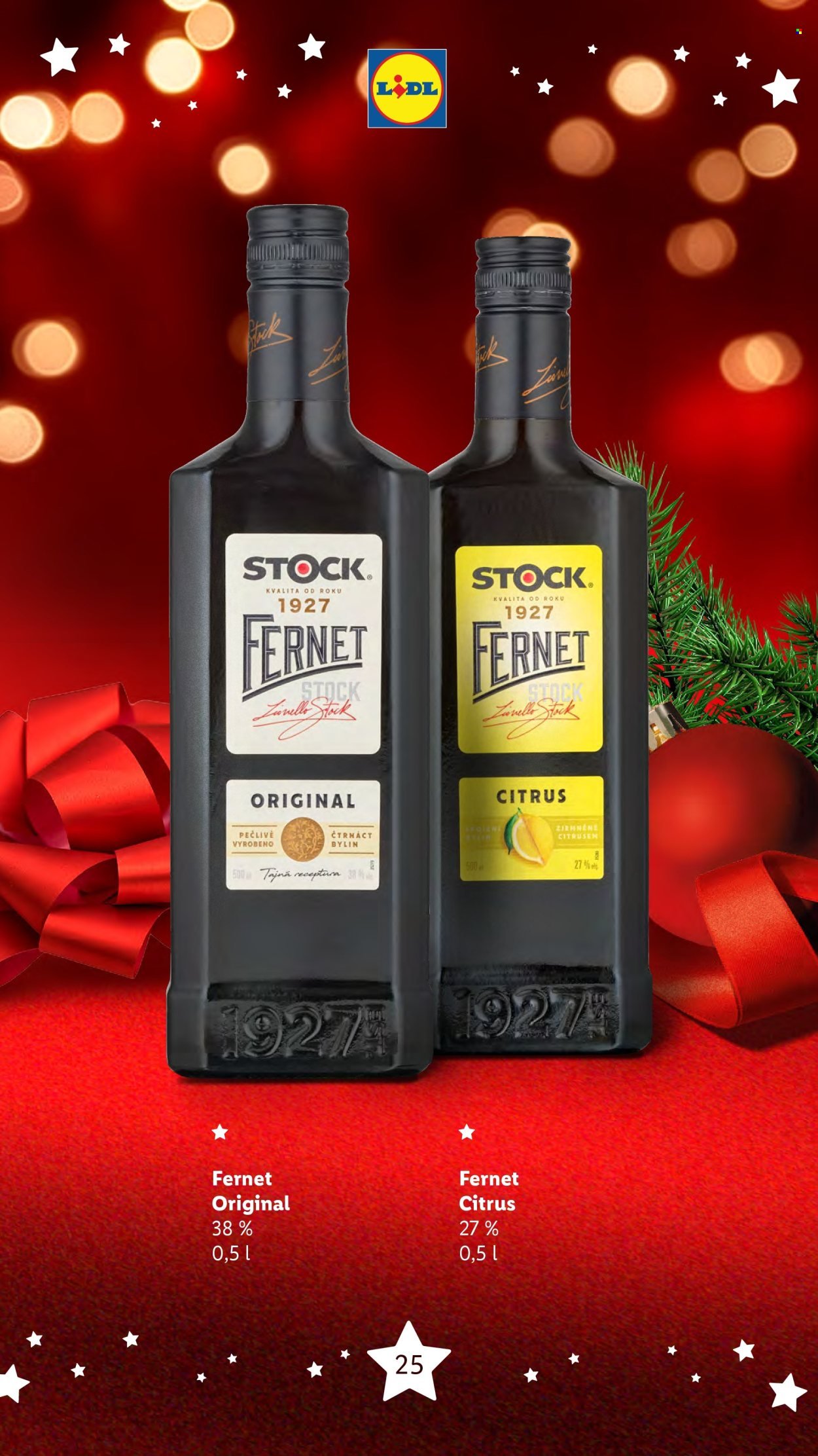 LIDL leták - Bohatá nádielka vianočného alkoholu (2025-12-01) | 25
