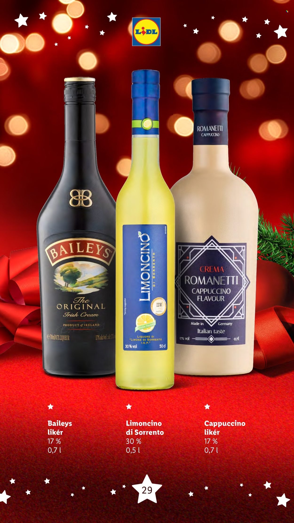 LIDL leták - Bohatá nádielka vianočného alkoholu (2025-12-01) | 29