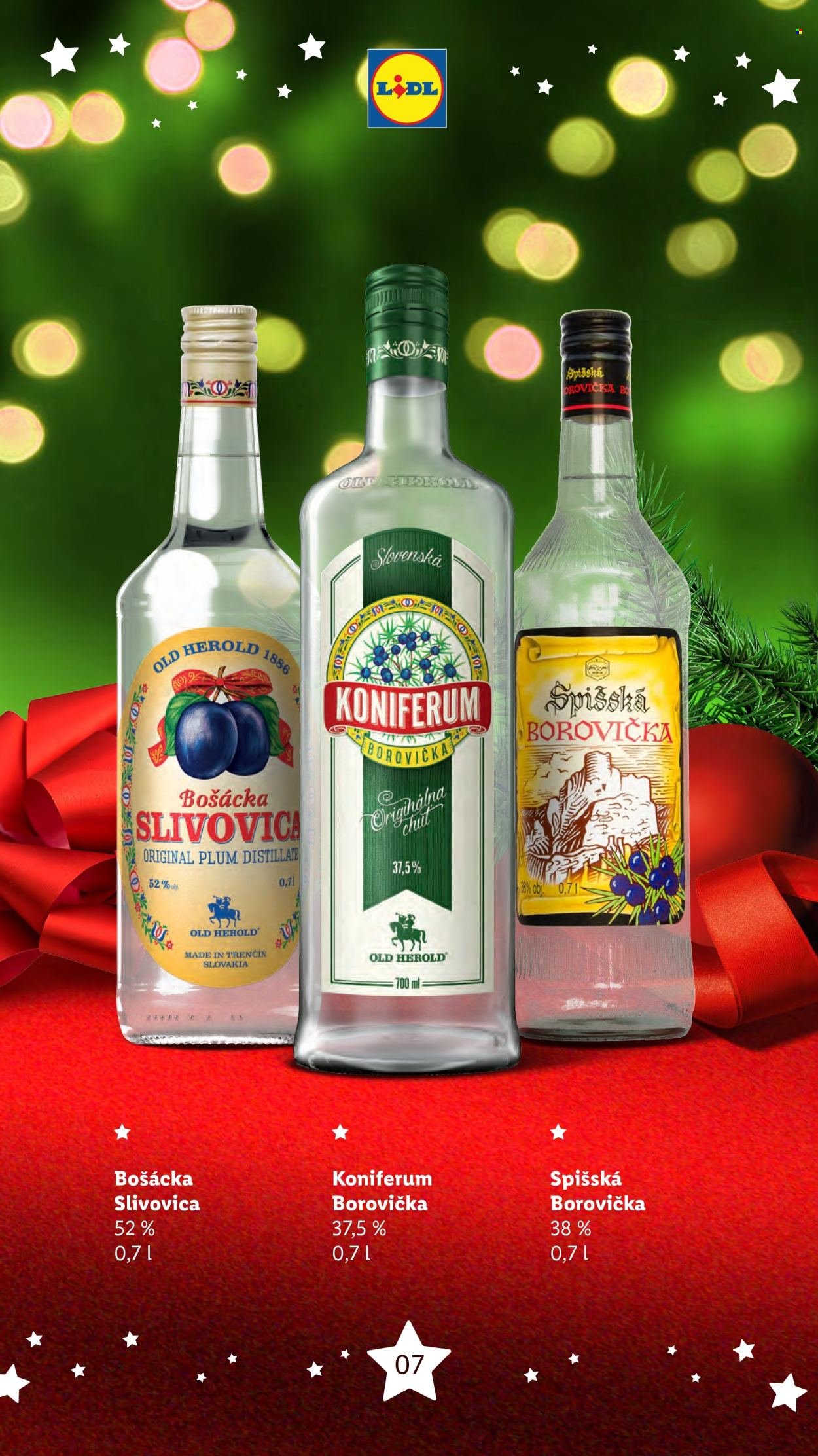 LIDL leták - Bohatá nádielka vianočného alkoholu (2025-12-01) | 7
