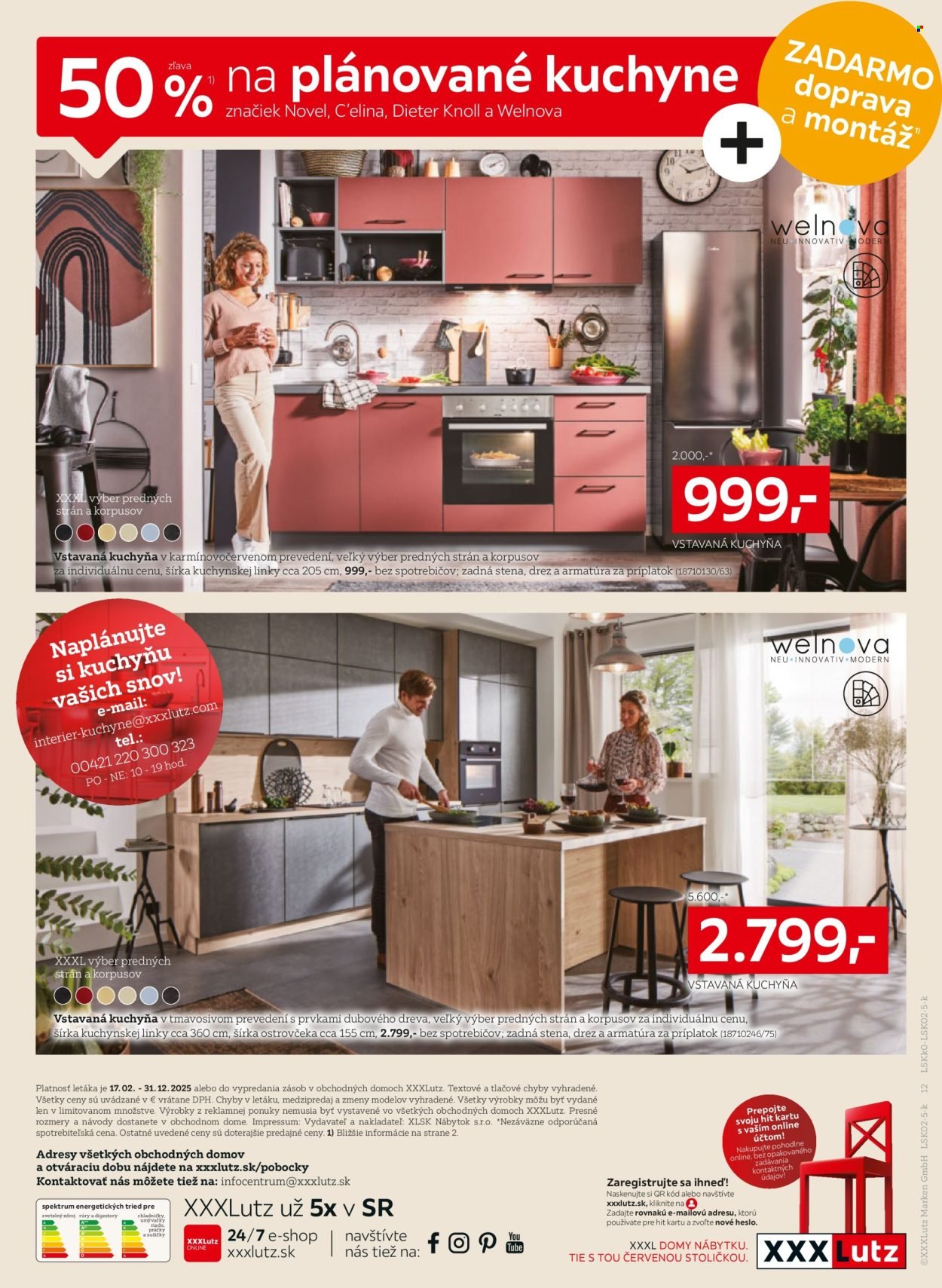 XXXLUTZ leták - XXXL inšpirácie v kuchyniach! (2025-02-17 - 2025-12-31) | 12