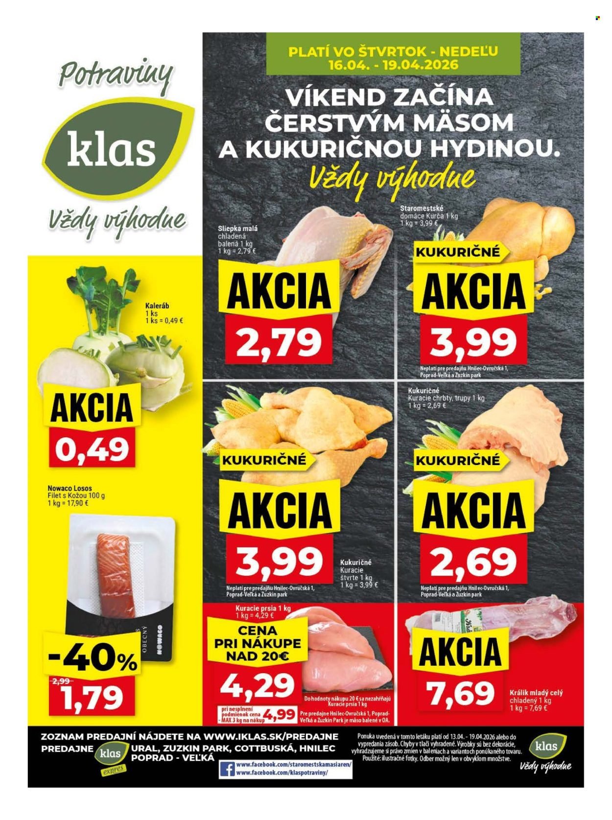 KLAS leták - Od pondelka 13.4.2026 (2026-04-13 - 2026-04-19) | 29