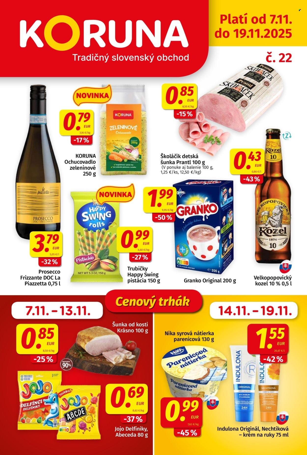 POTRAVINY KORUNA leták - Od piatka 7.11.2025 (2025-11-07 - 2025-11-19) | 1