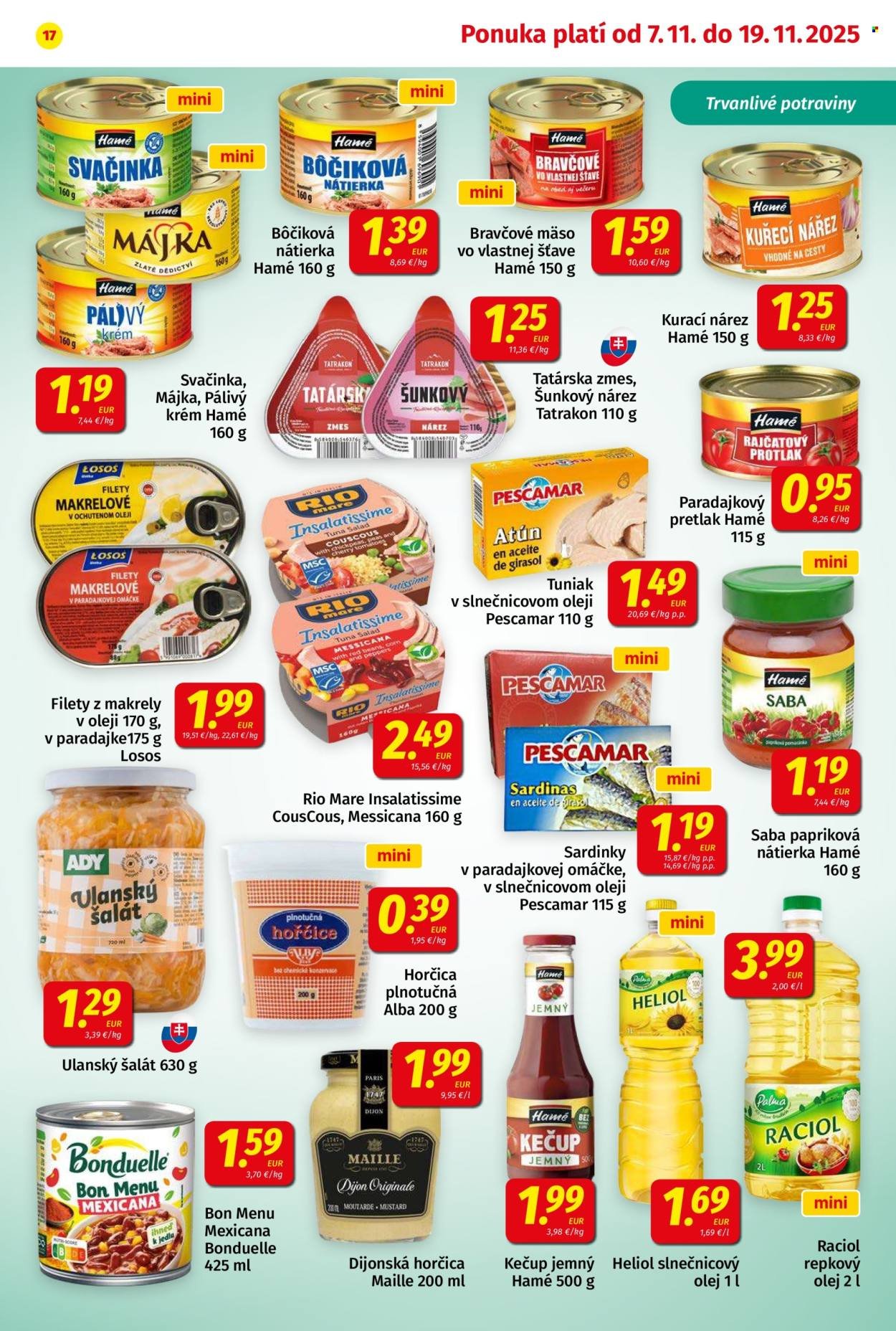 POTRAVINY KORUNA leták - Od piatka 7.11.2025 (2025-11-07 - 2025-11-19) | 17
