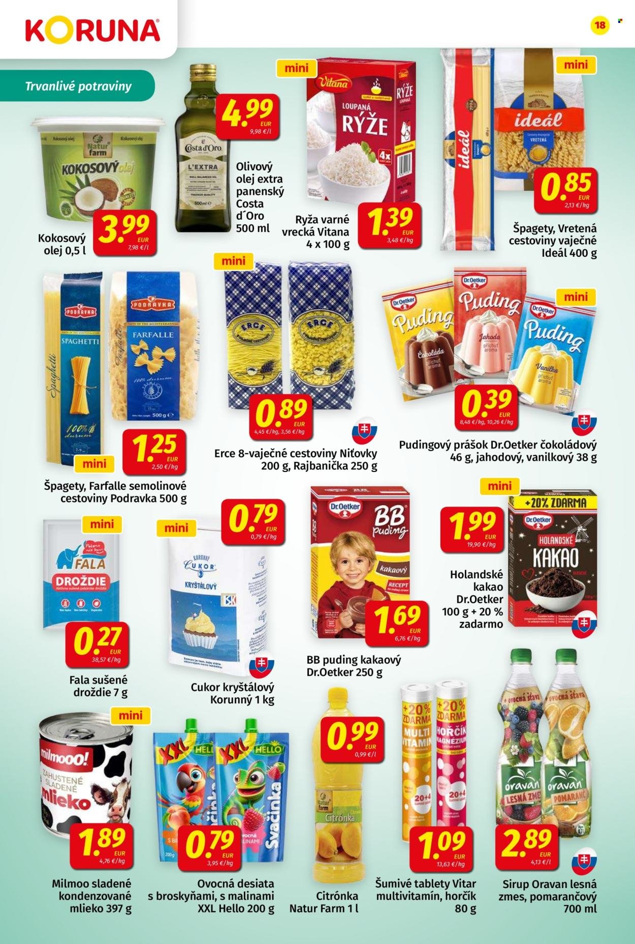 POTRAVINY KORUNA leták - Od piatka 7.11.2025 (2025-11-07 - 2025-11-19) | 18
