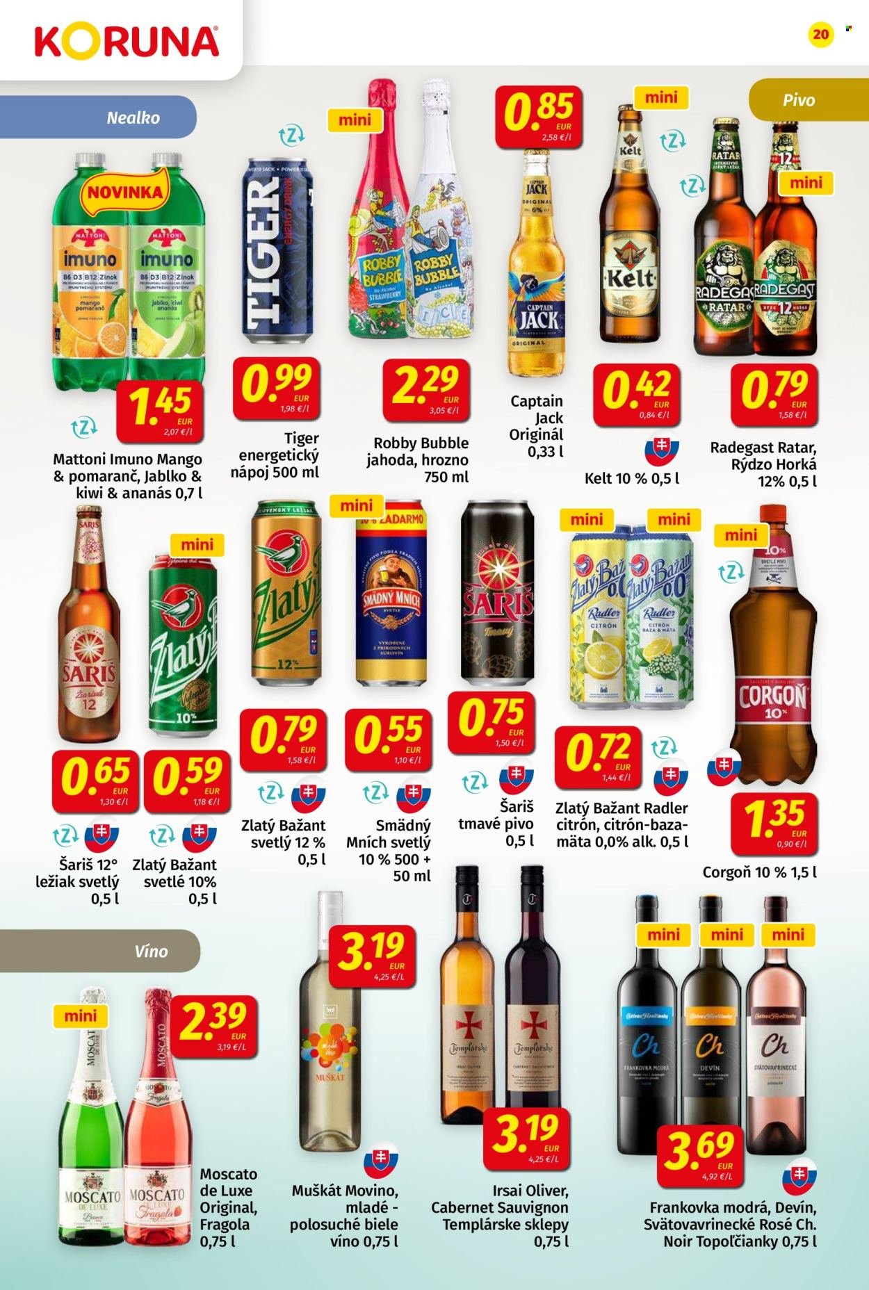 POTRAVINY KORUNA leták - Od piatka 7.11.2025 (2025-11-07 - 2025-11-19) | 20