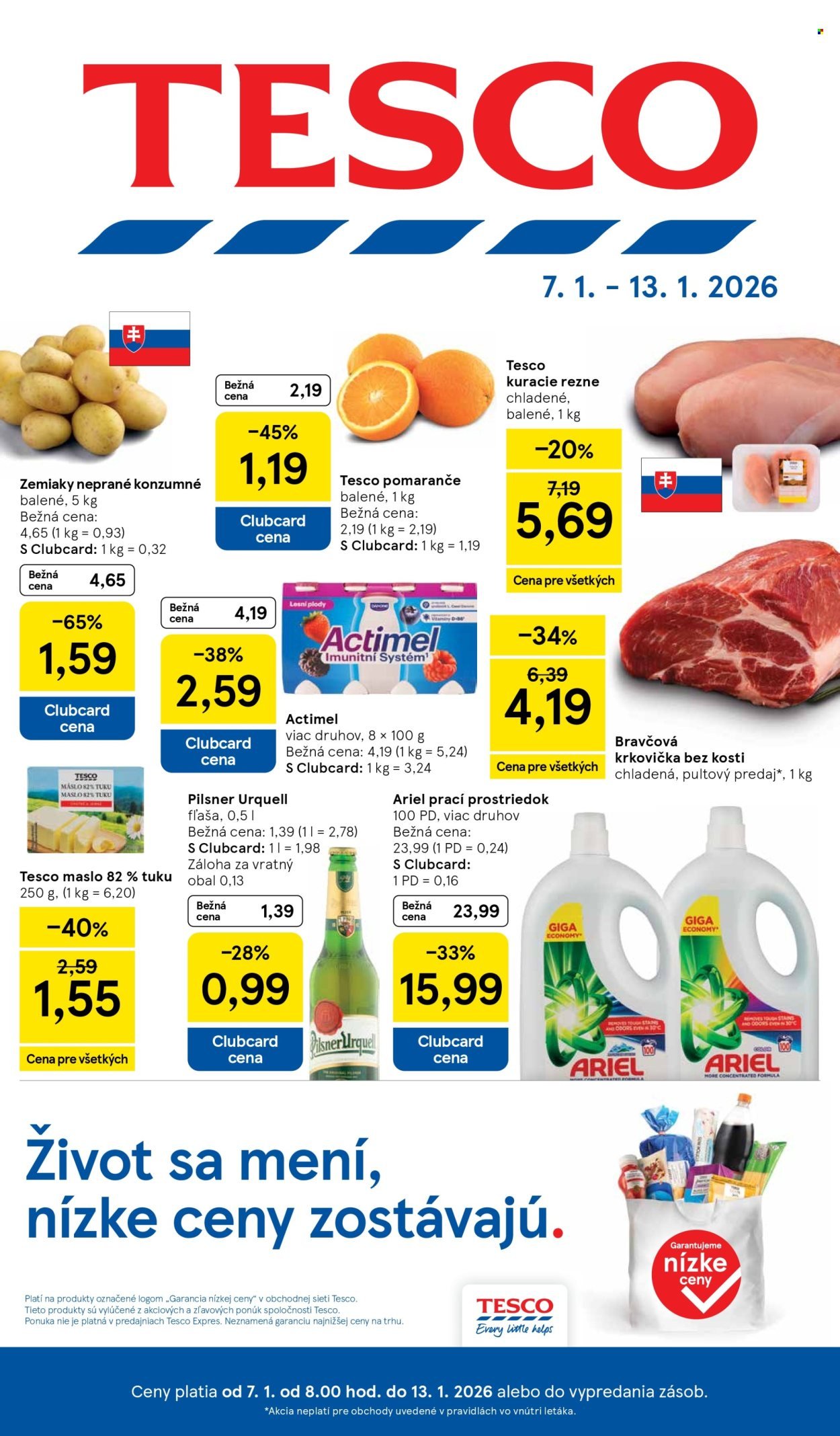 TESCO leták - Od stredy 7.1.2026 (2026-01-07 - 2026-01-13) | 1