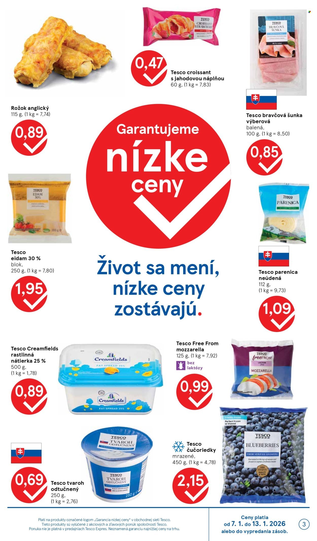 TESCO leták - Od stredy 7.1.2026 (2026-01-07 - 2026-01-13) | 3
