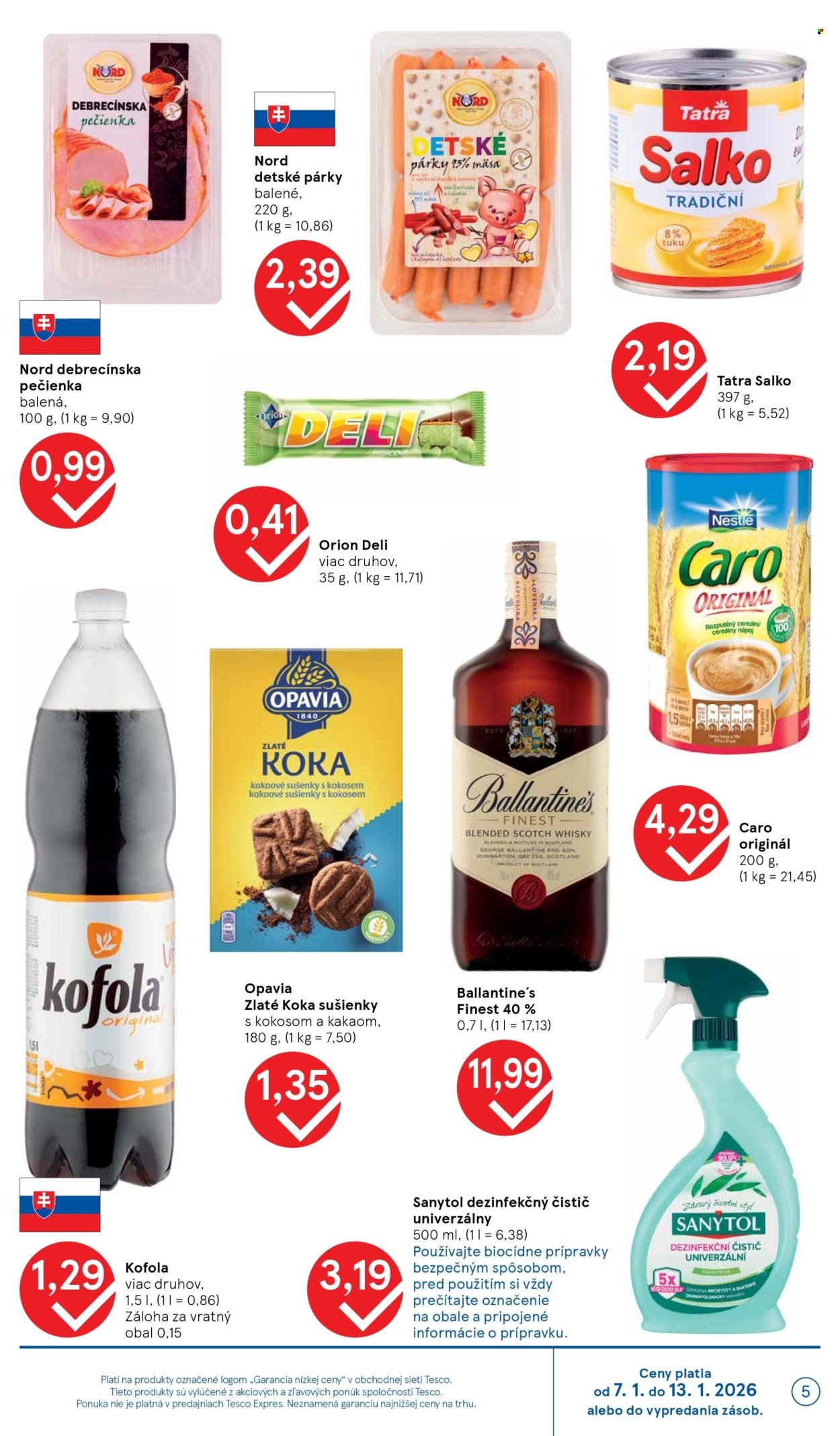TESCO leták - Od stredy 7.1.2026 (2026-01-07 - 2026-01-13) | 5