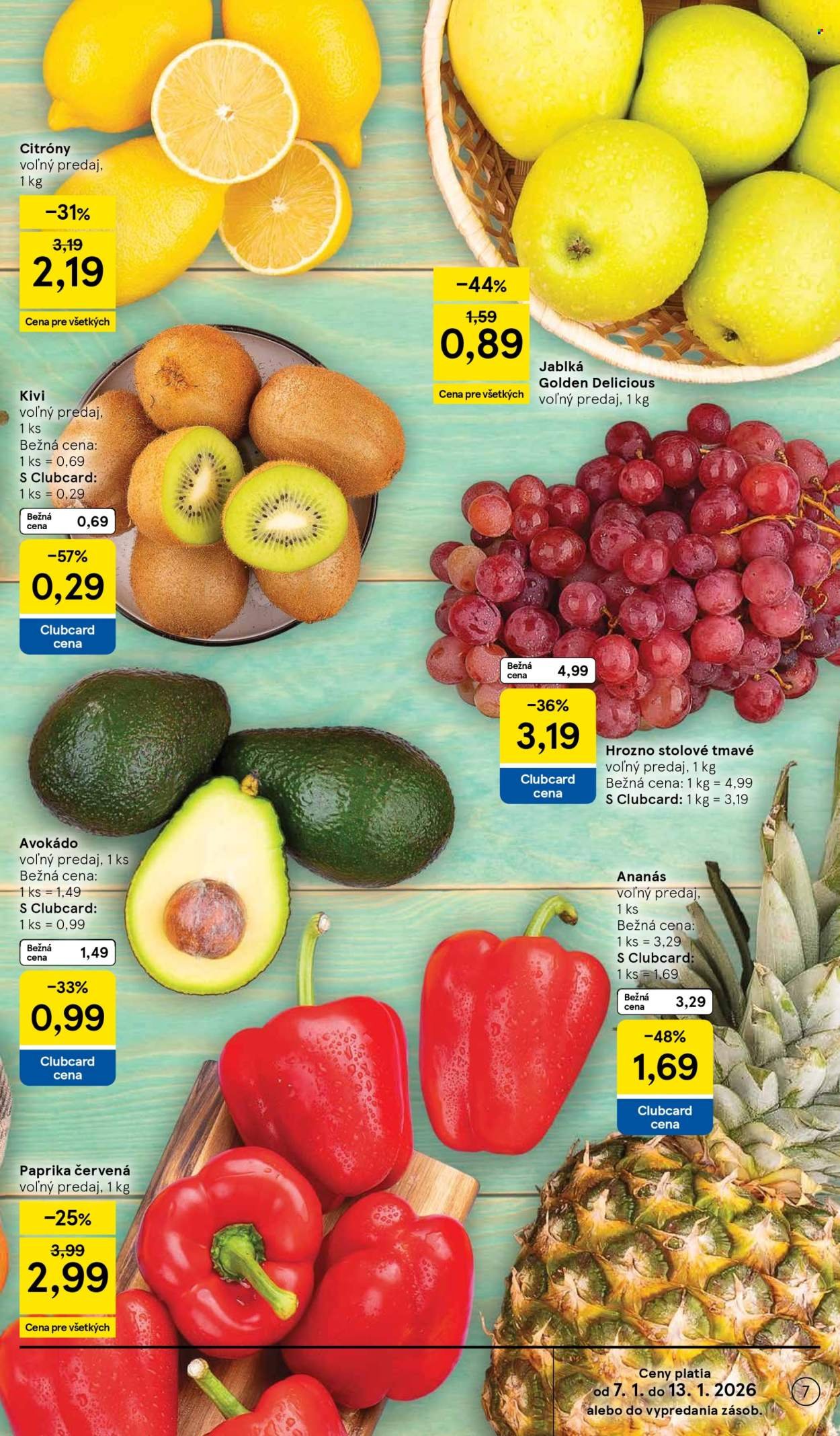 TESCO leták - Od stredy 7.1.2026 (2026-01-07 - 2026-01-13) | 7