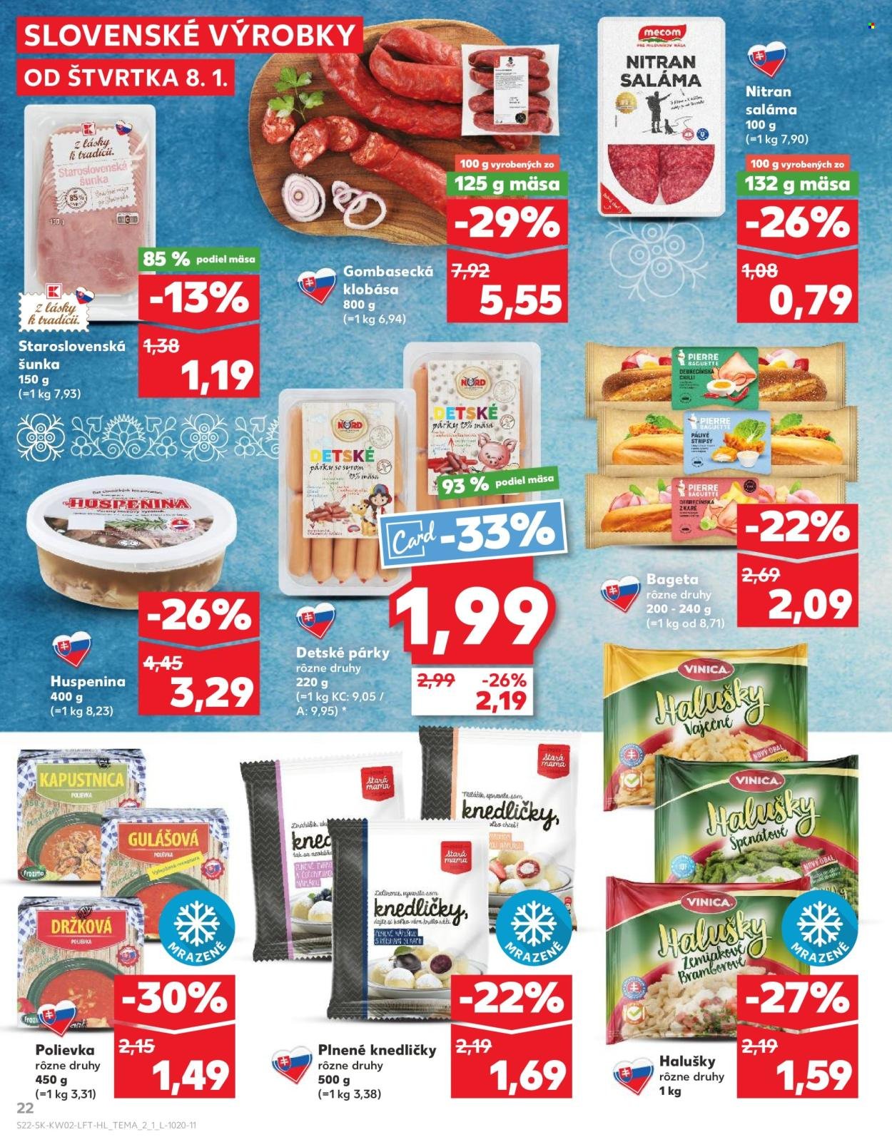 KAUFLAND leták - Od štvrtka 8.1.2026 (2026-01-08 - 2026-01-14) | 22