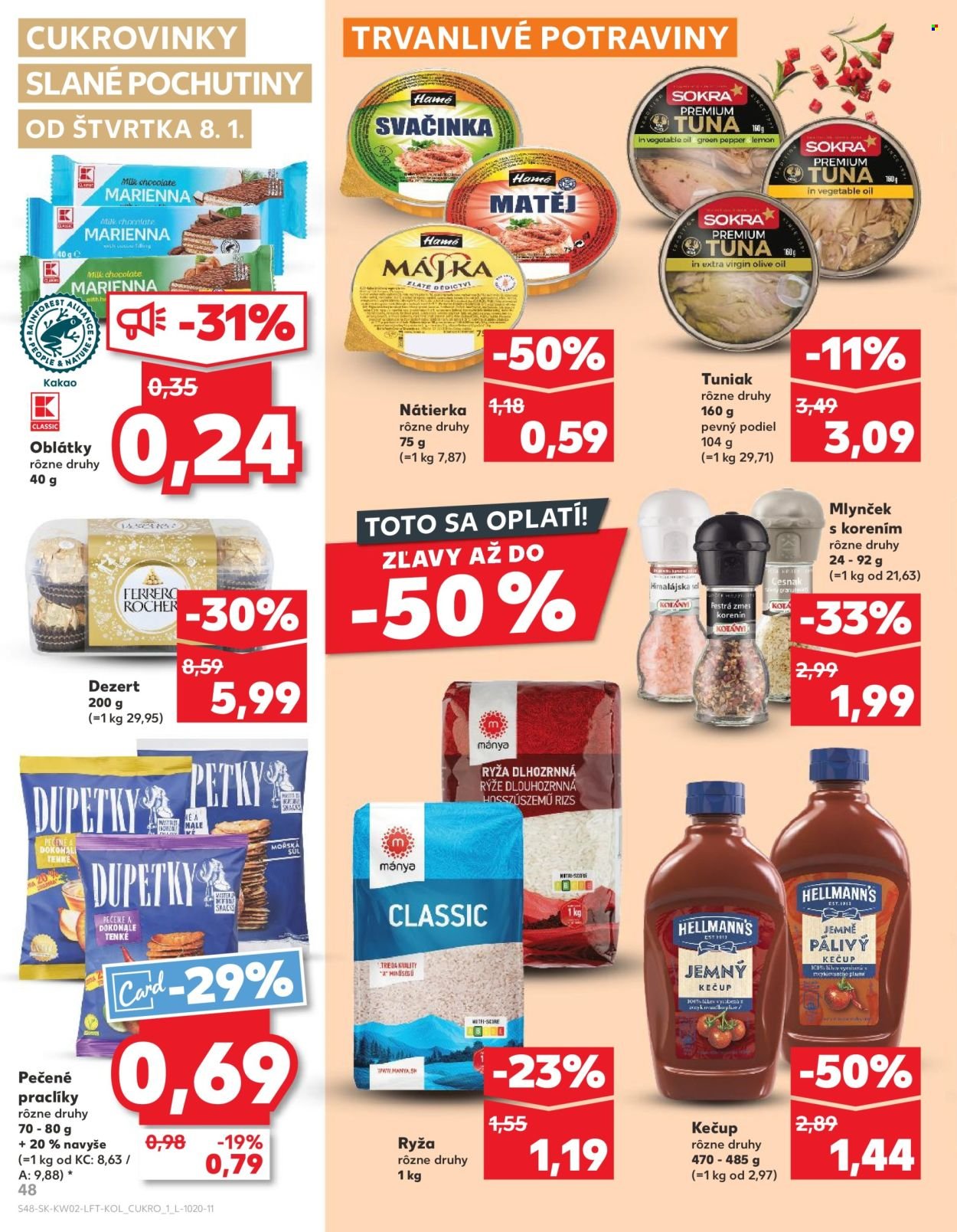 KAUFLAND leták - Od štvrtka 8.1.2026 (2026-01-08 - 2026-01-14) | 48