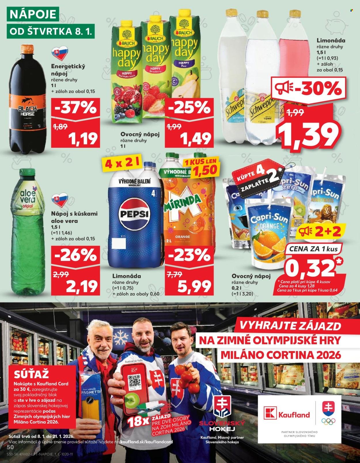 KAUFLAND leták - Od štvrtka 8.1.2026 (2026-01-08 - 2026-01-14) | 50