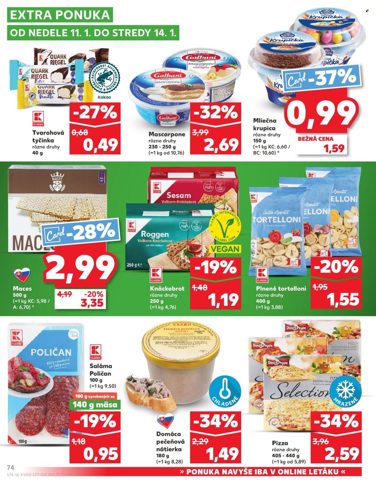 KAUFLAND leták - Od štvrtka 8.1.2026 (2026-01-08 - 2026-01-14) | 74