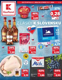 KAUFLAND leták - Od štvrtka 8.1.2026 (2026-01-08 - 2026-01-14)