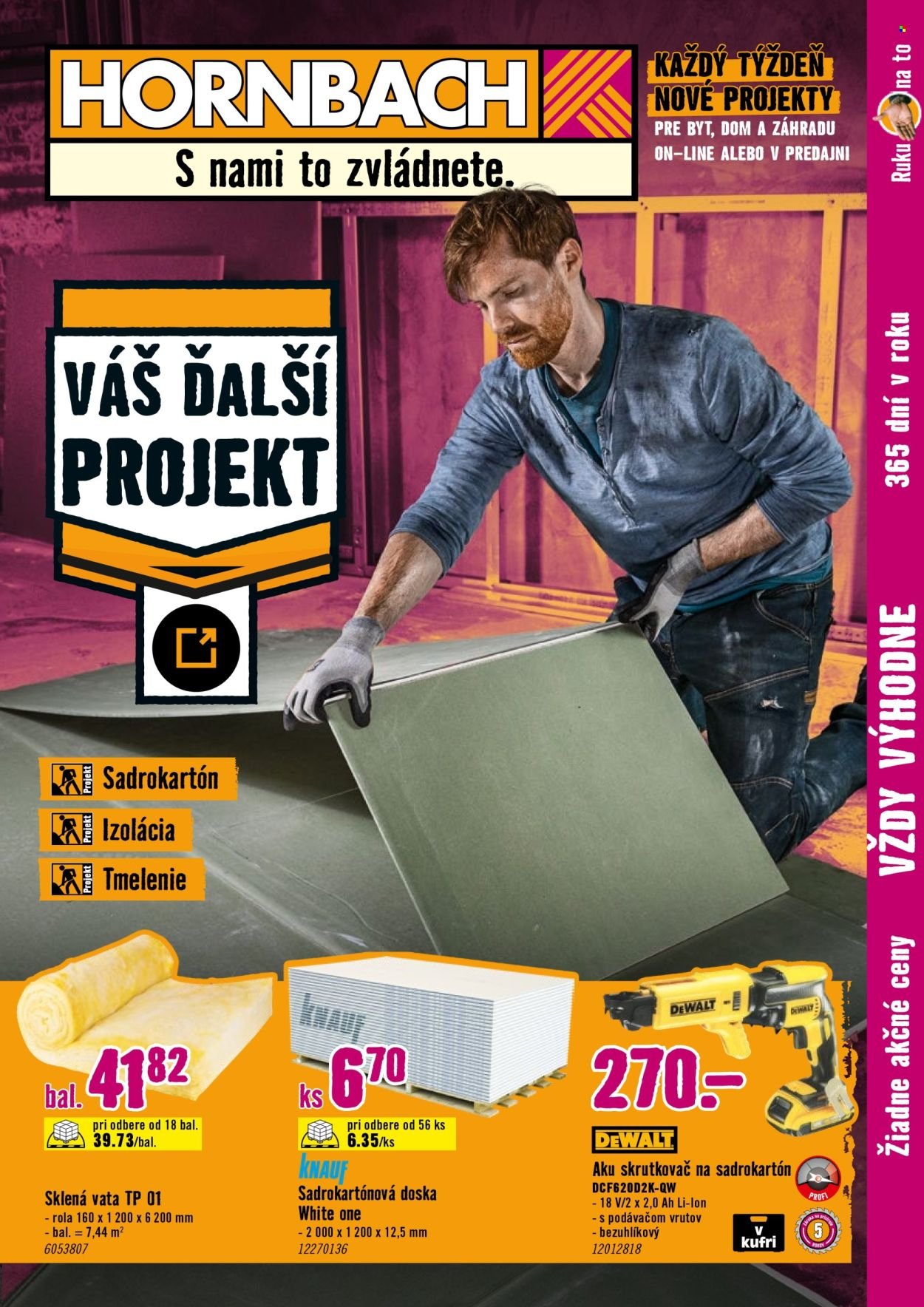 HORNBACH leták - Váš ďalší projekt - Suchá výstavba