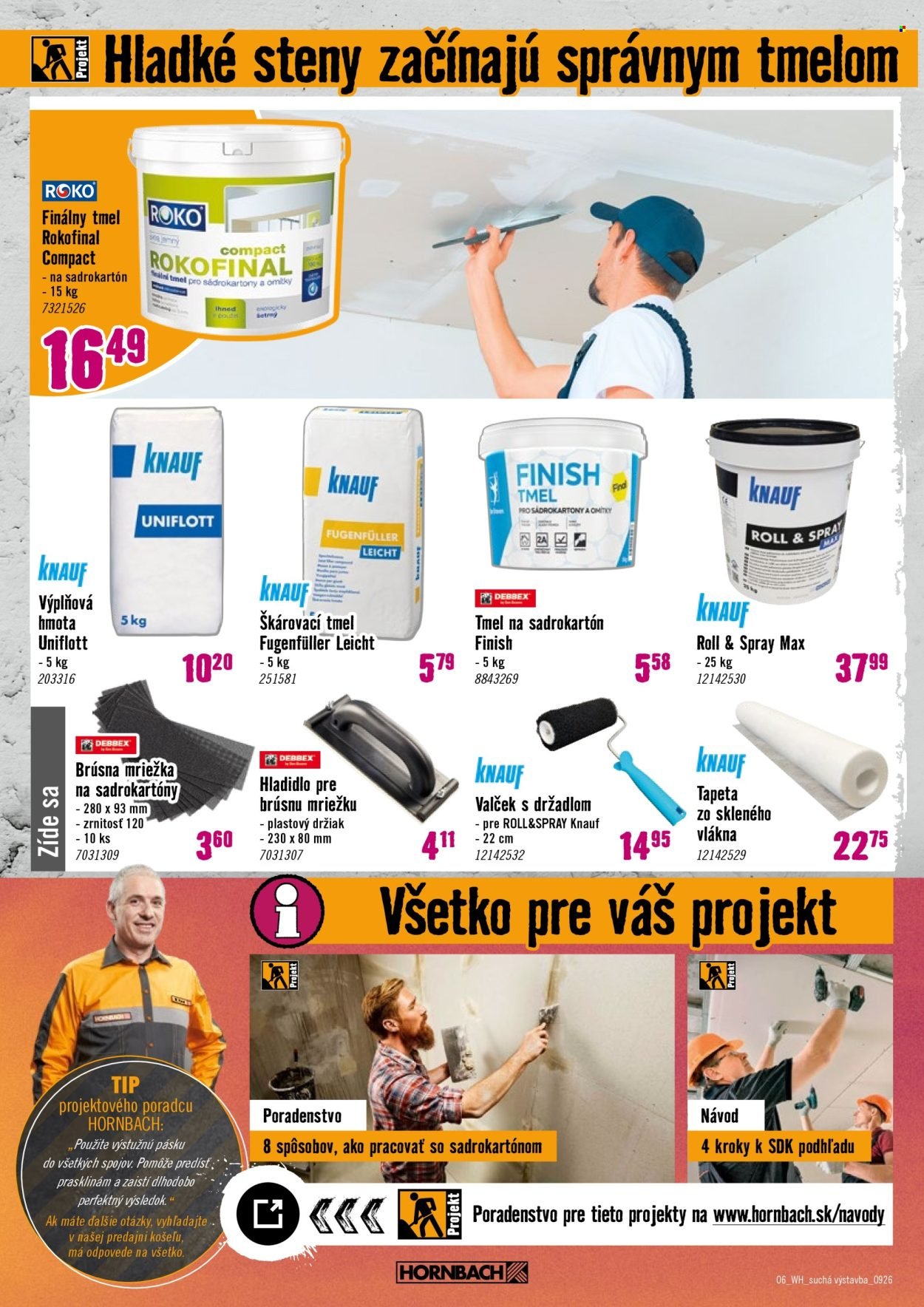 HORNBACH leták - Váš ďalší projekt - Suchá výstavba