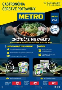 METRO leták - Gastronómia
