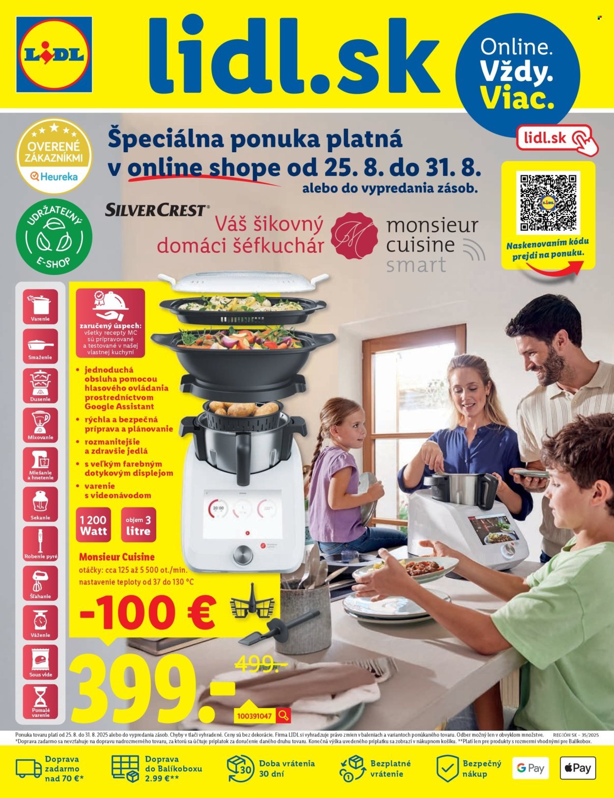 LIDL leták - Od pondelka 25.8.2025 (2025-08-25 - 2025-08-31) | 1