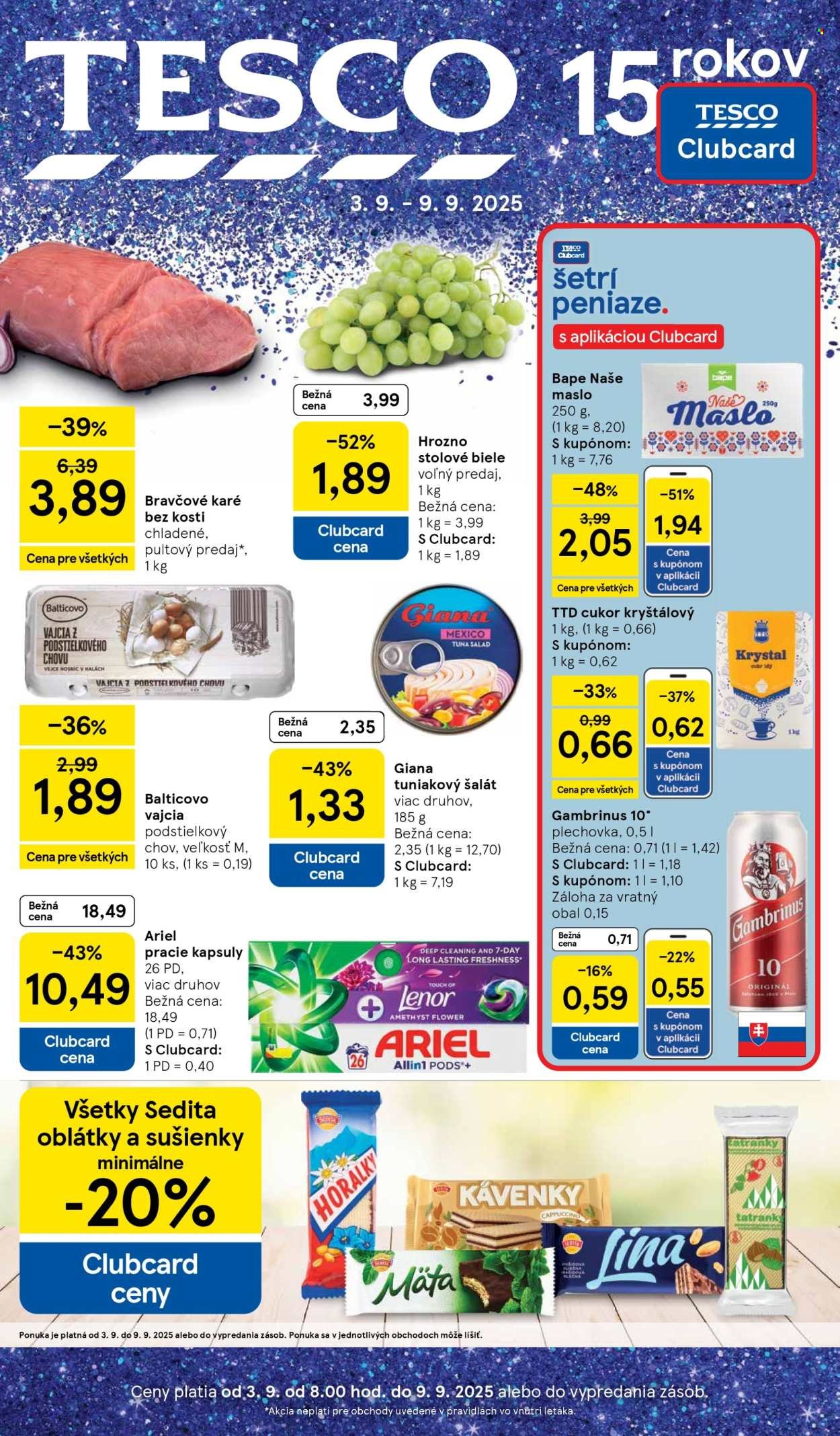 TESCO leták - Od stredy 3.9.2025 (2025-09-03 - 2025-09-09) | 1