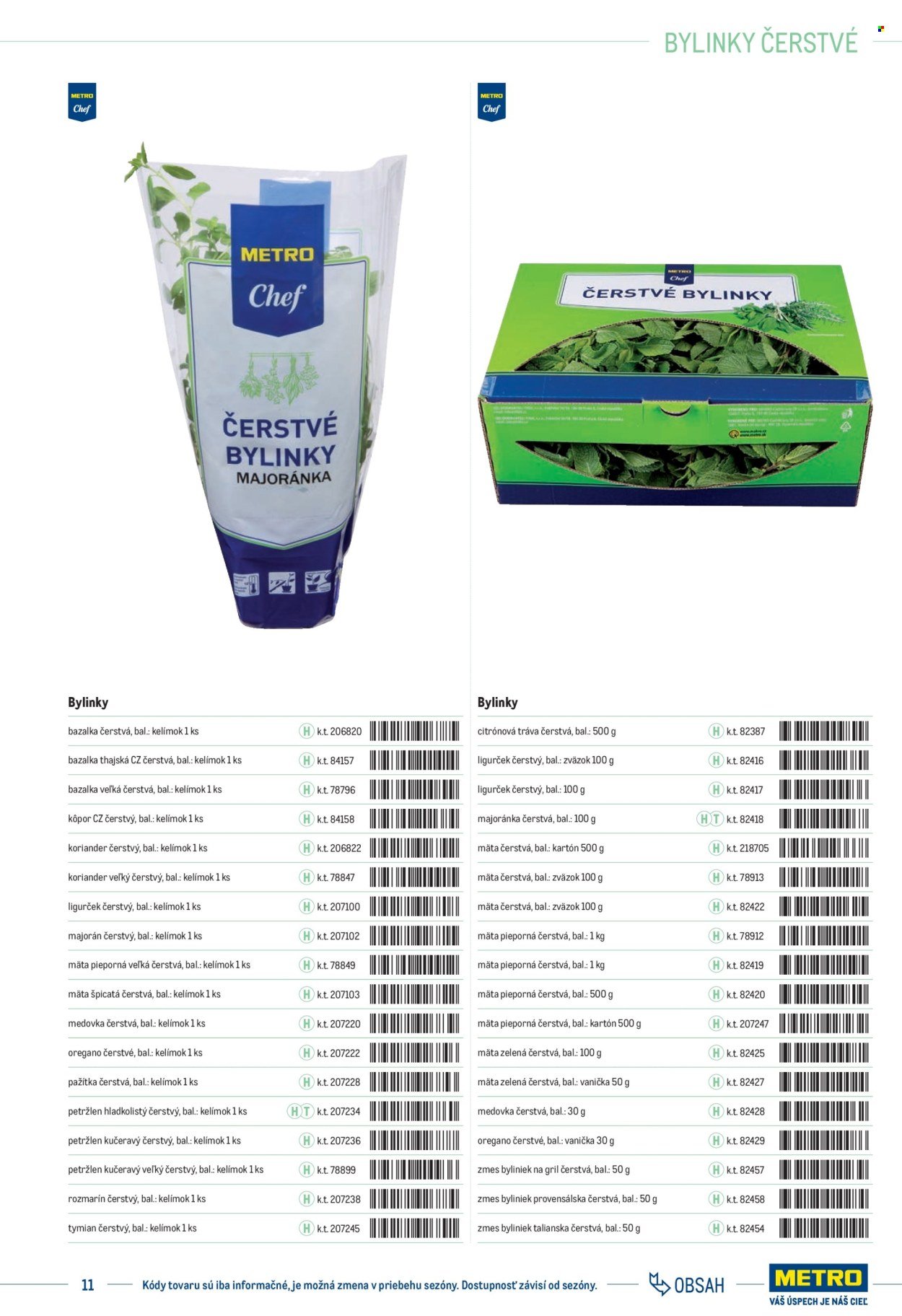 METRO leták - Katalóg vlastných značiek METRO (2025-11-22) | 11