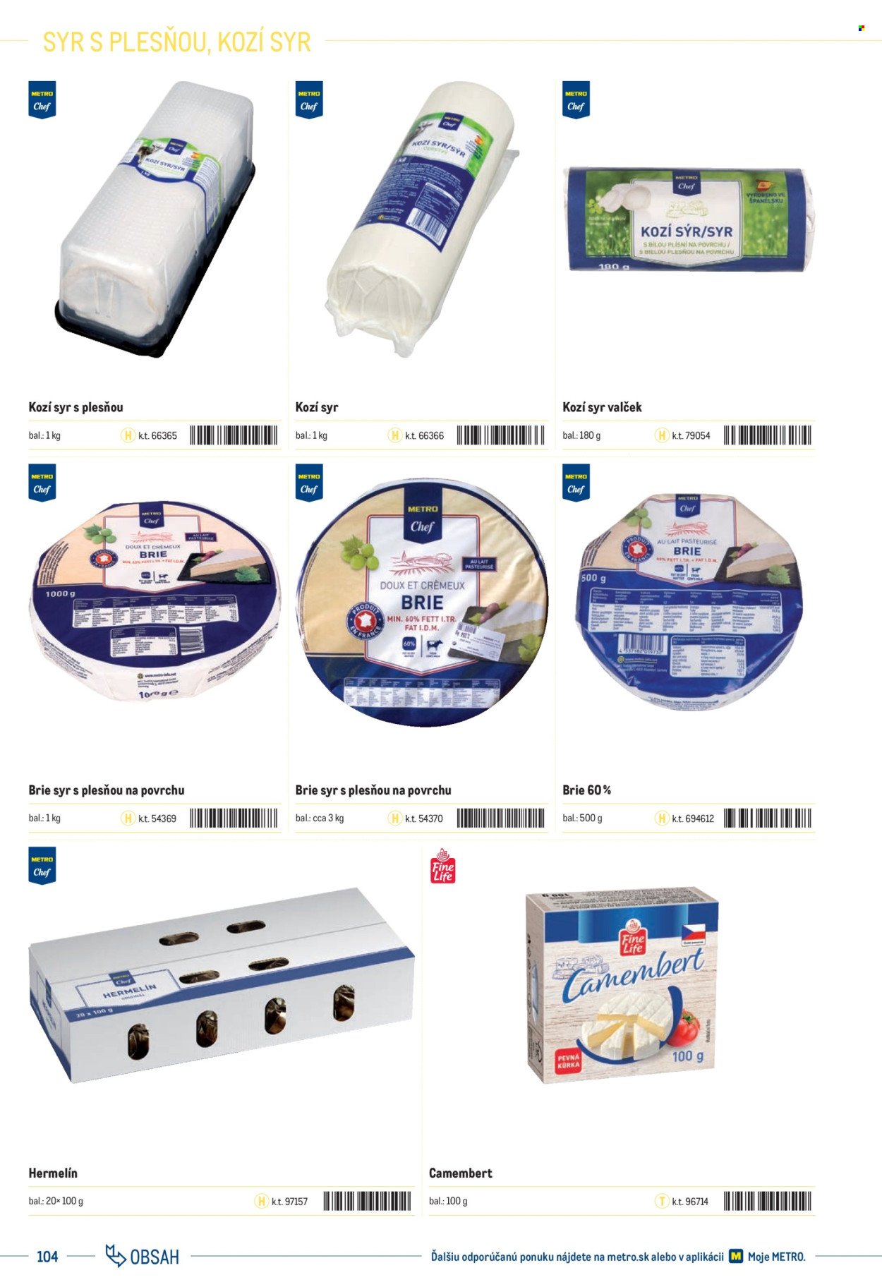 METRO leták - Katalóg vlastných značiek METRO (2025-11-22) | 104
