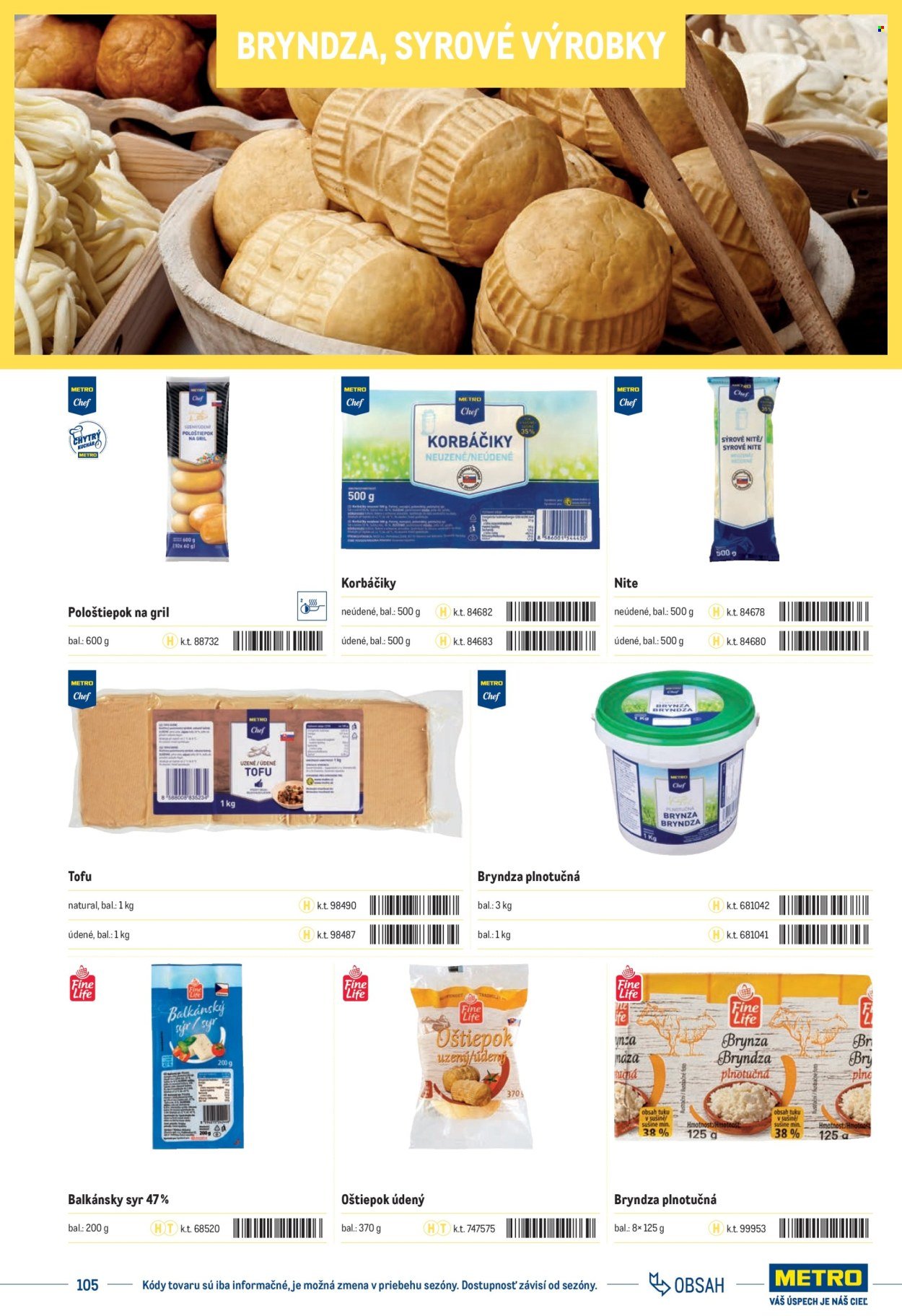 METRO leták - Katalóg vlastných značiek METRO (2025-11-22) | 105