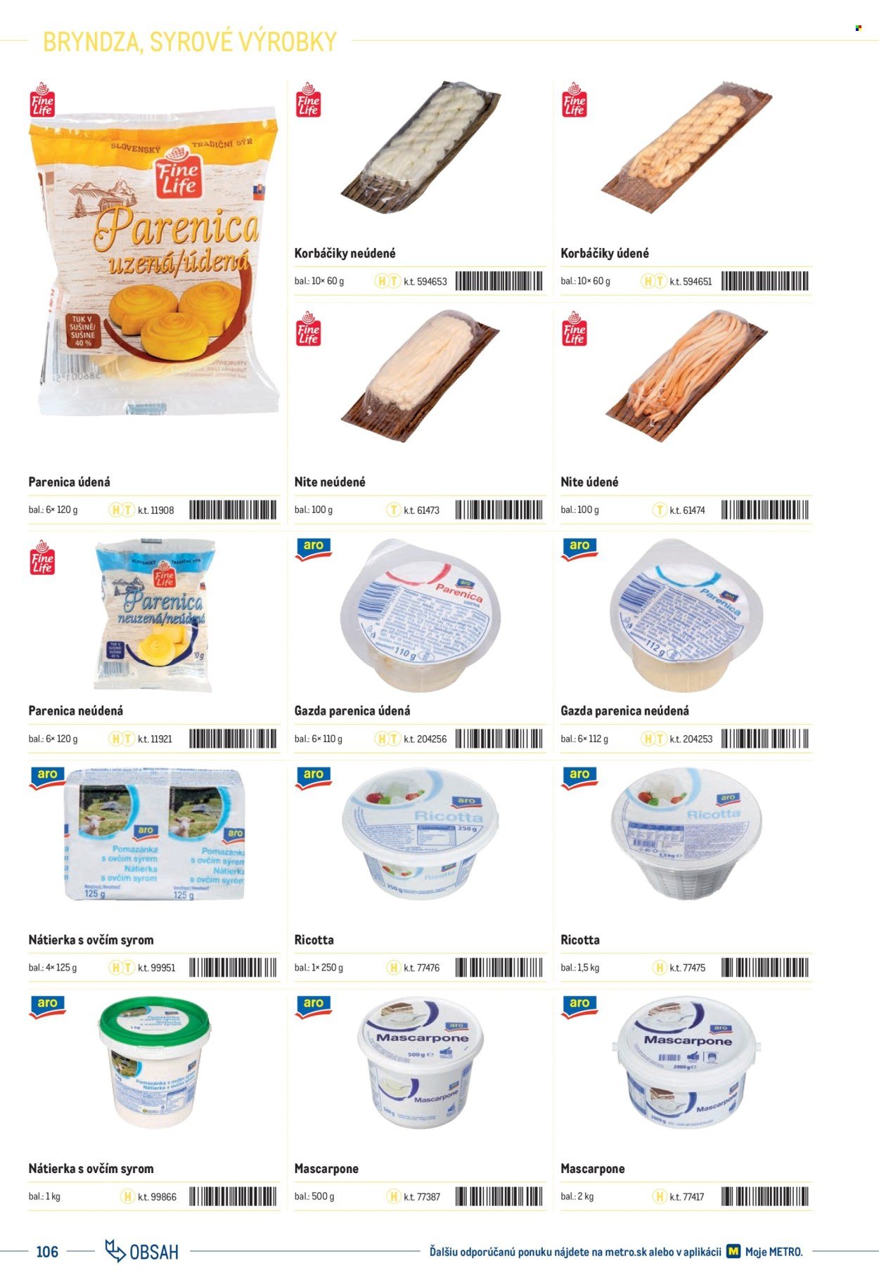 METRO leták - Katalóg vlastných značiek METRO (2025-11-22) | 106