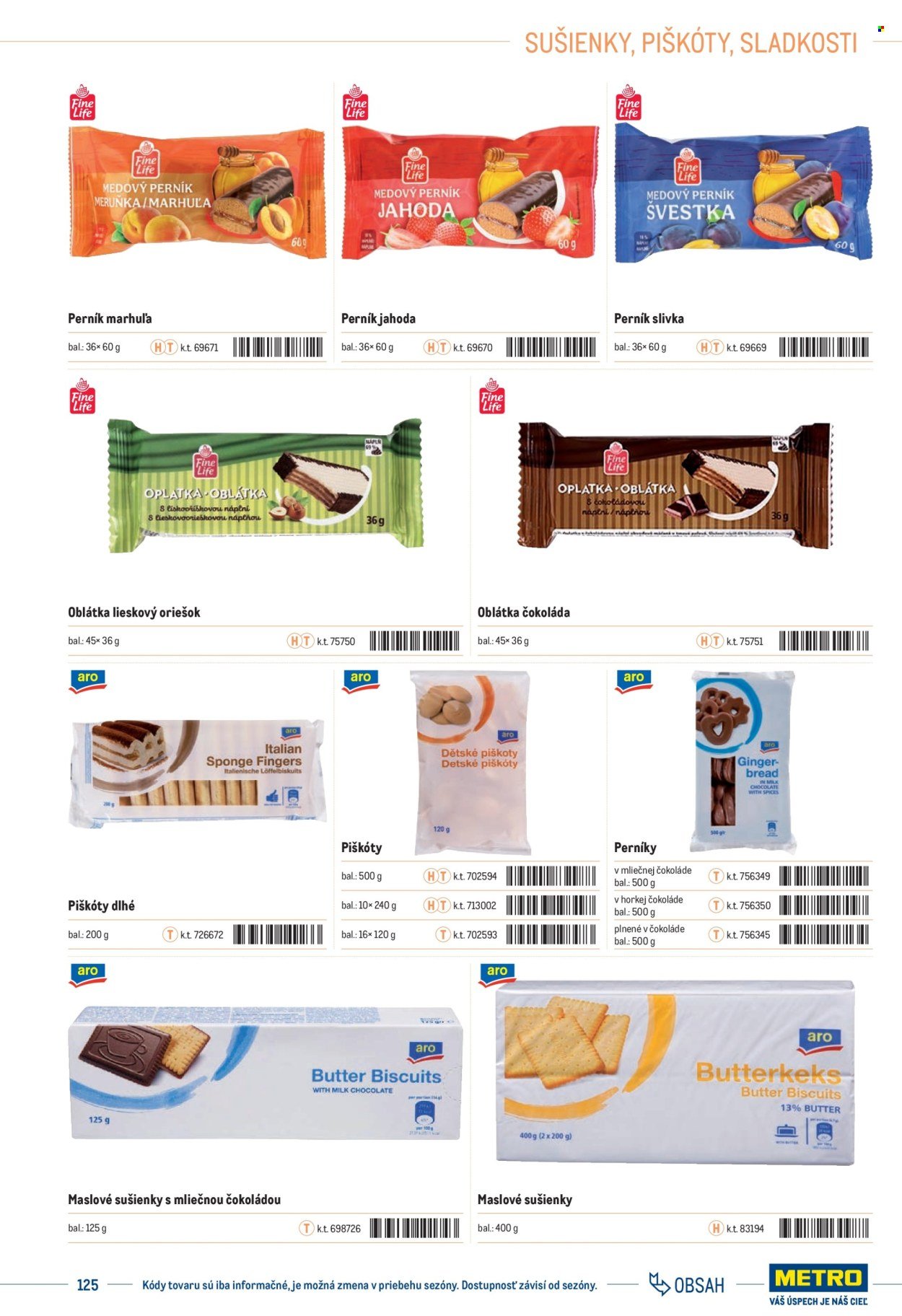 METRO leták - Katalóg vlastných značiek METRO (2025-11-22) | 125