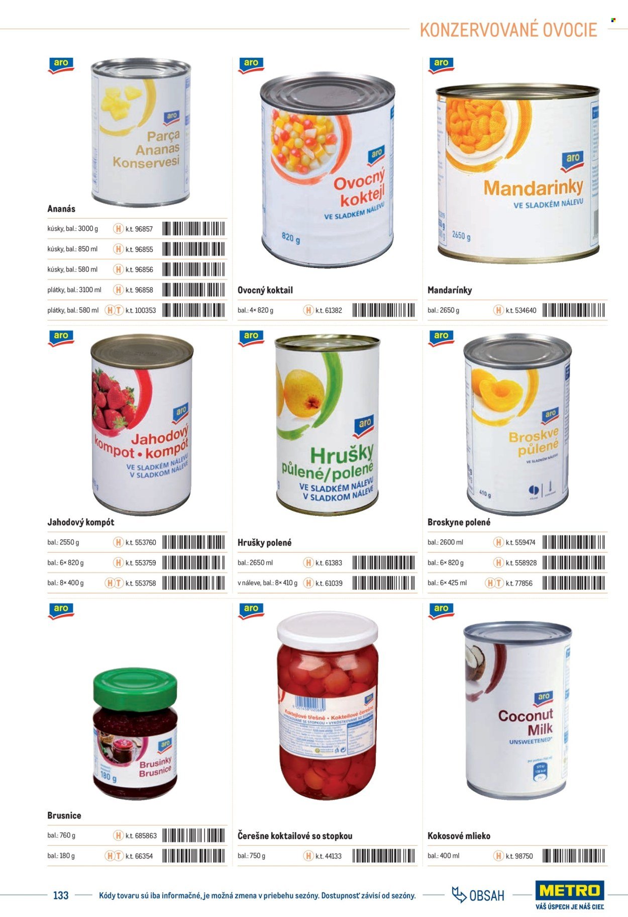 METRO leták - Katalóg vlastných značiek METRO (2025-11-22) | 133