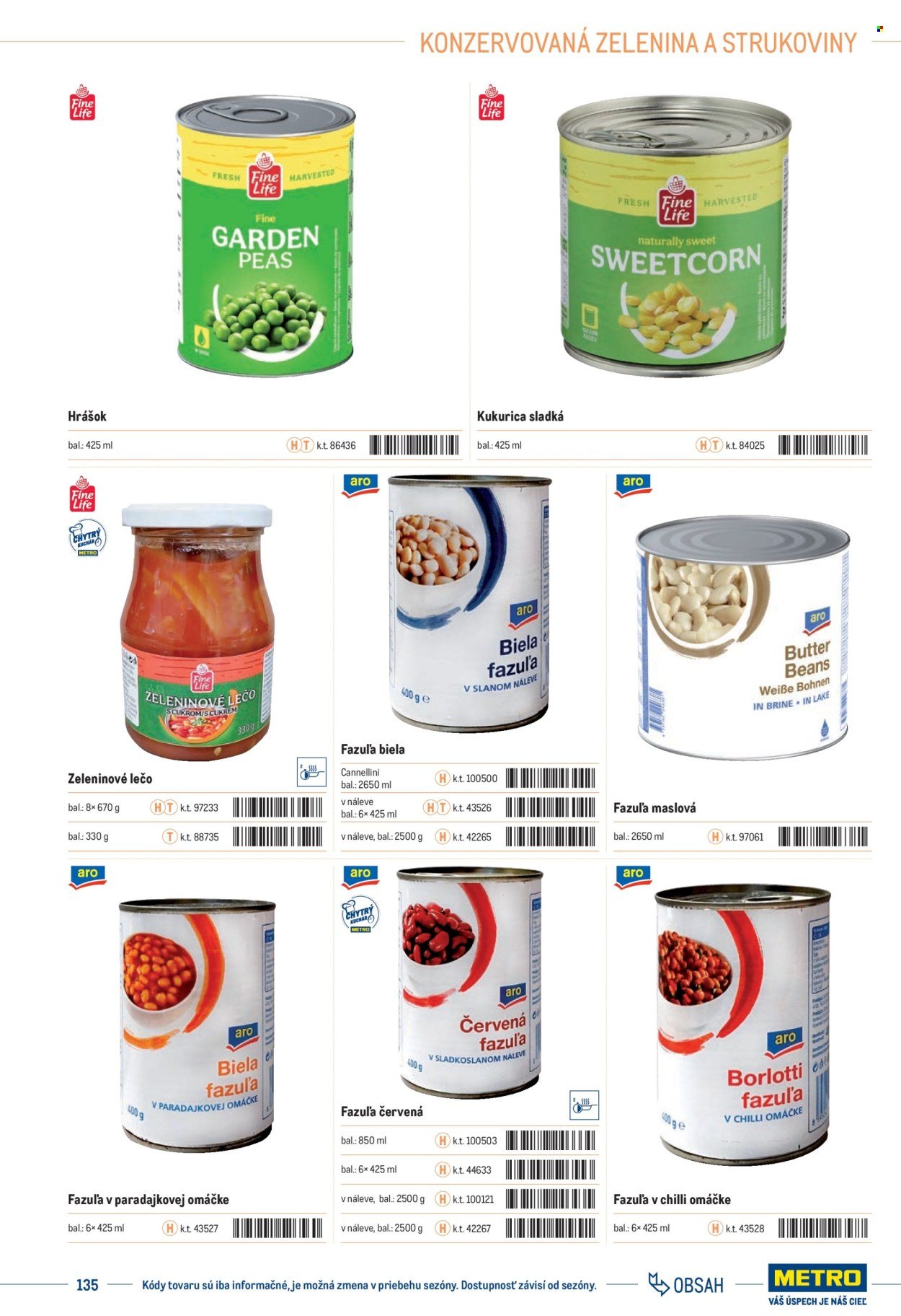 METRO leták - Katalóg vlastných značiek METRO (2025-11-22) | 135