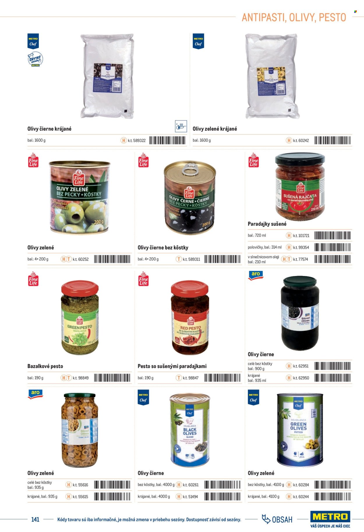 METRO leták - Katalóg vlastných značiek METRO (2025-11-22) | 141