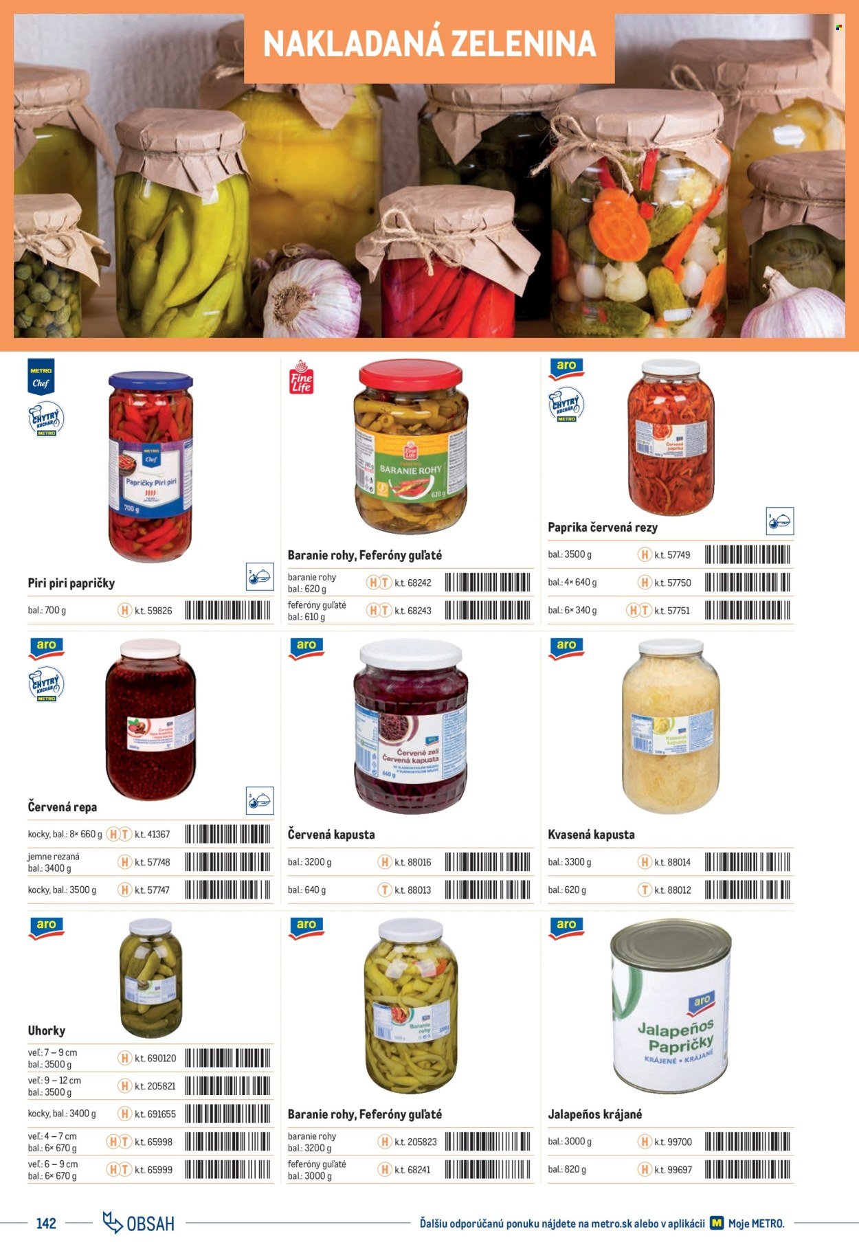 METRO leták - Katalóg vlastných značiek METRO (2025-11-22) | 142