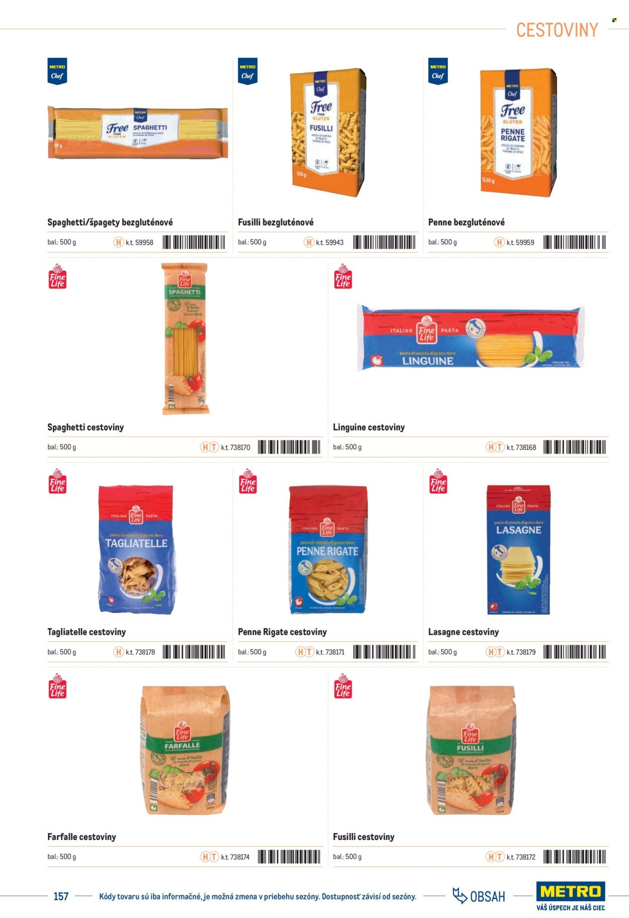 METRO leták - Katalóg vlastných značiek METRO (2025-11-22) | 157