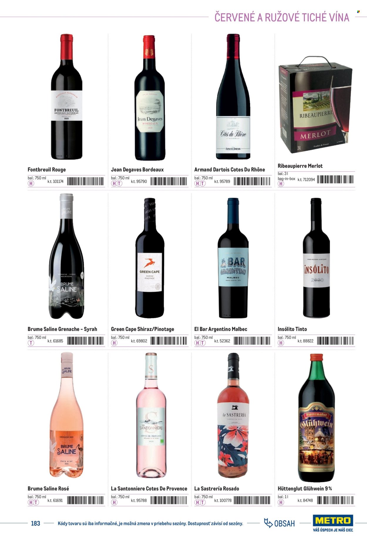 METRO leták - Katalóg vlastných značiek METRO (2025-11-22) | 183